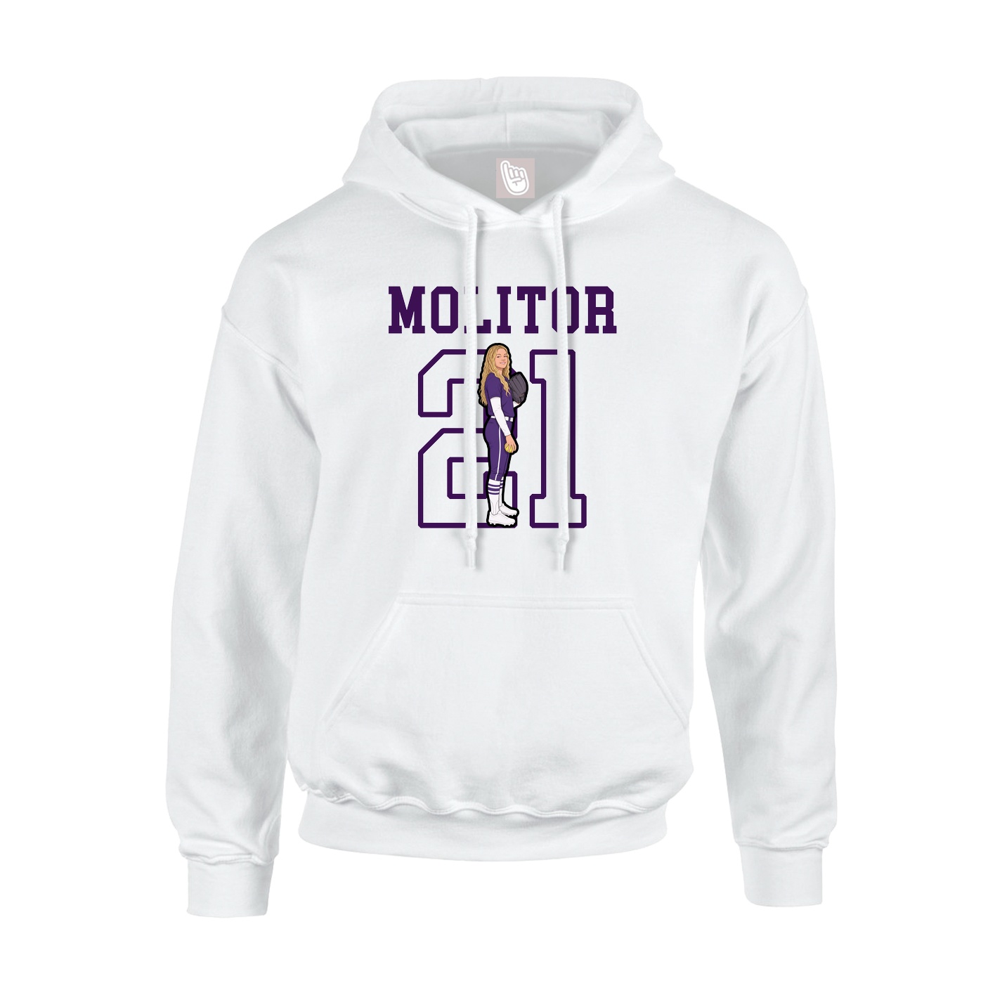 Youth Hoodie — Shirsey in White