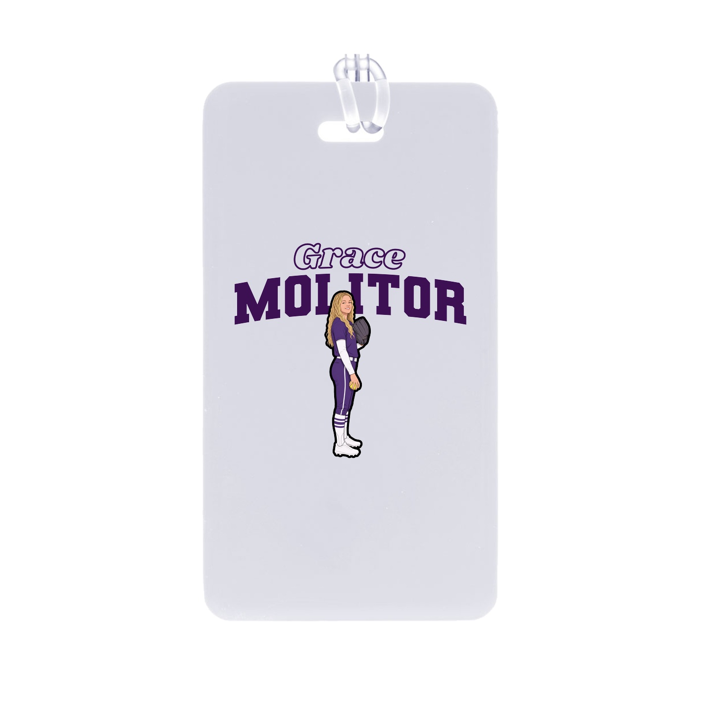 Bag Tag — Name Arch in Classic