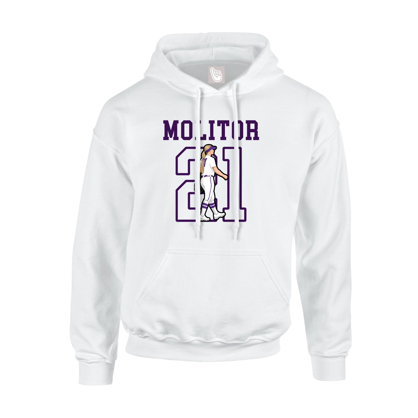 Hoodie — Shirsey in White