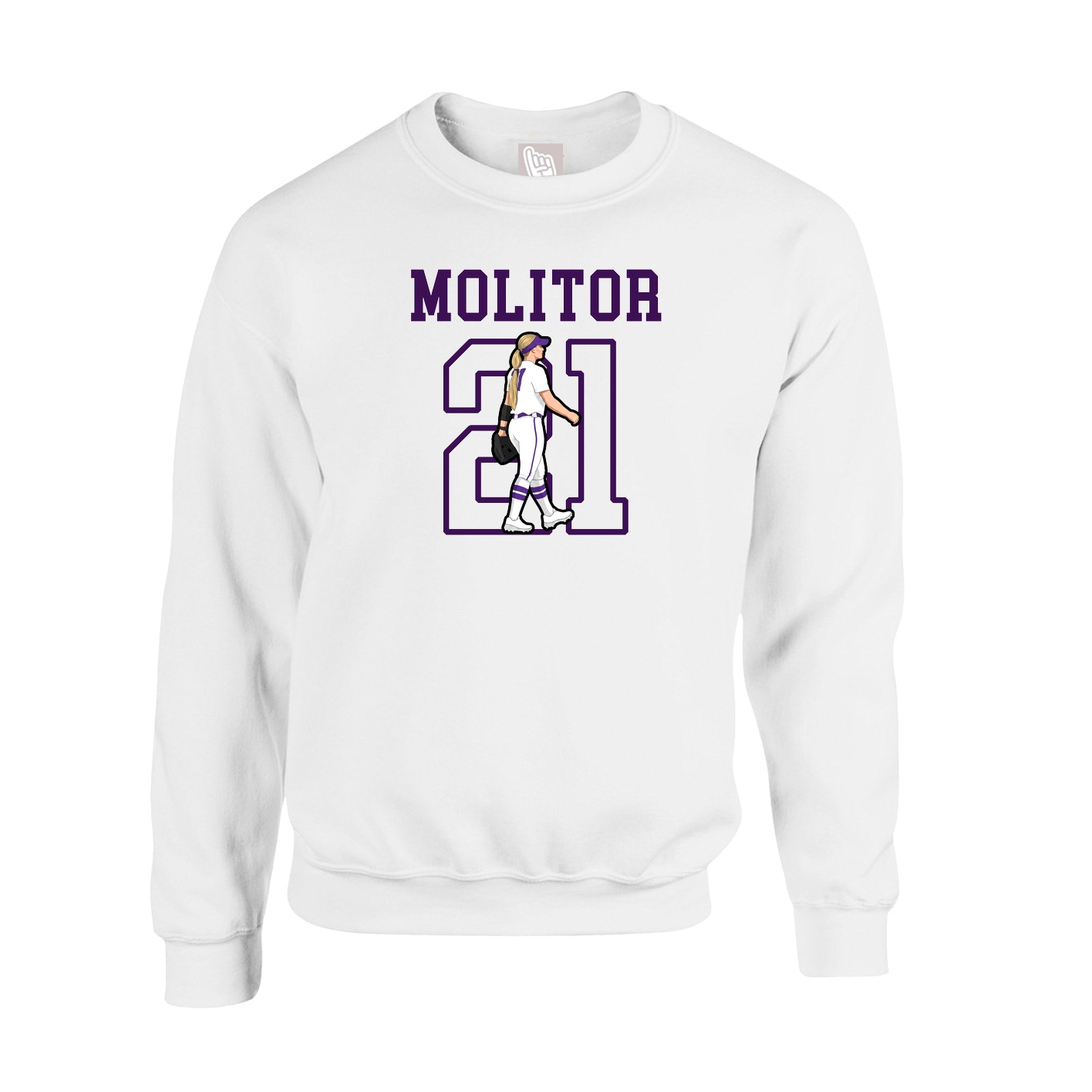 Fleece Crew — Shirsey in White