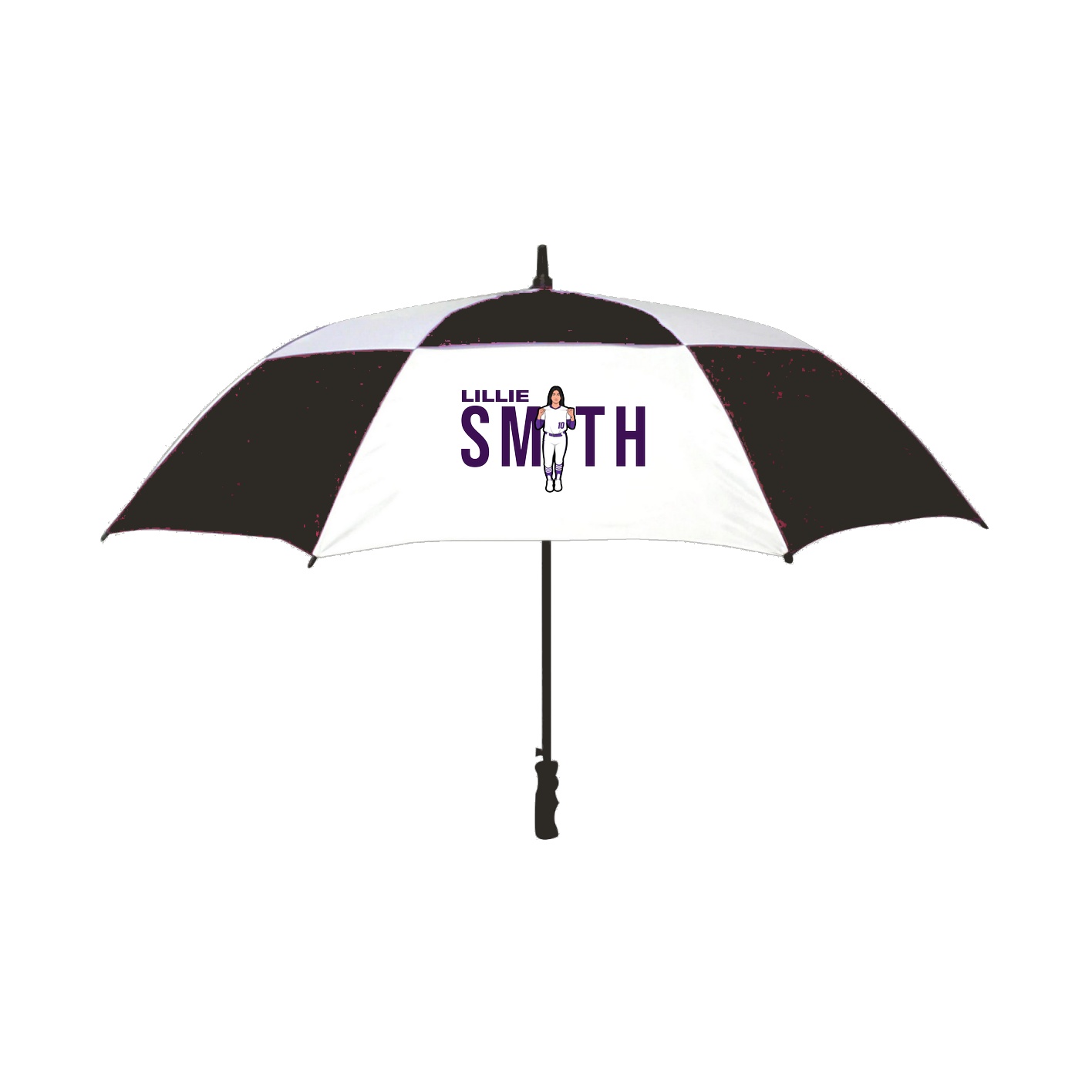 Golf Umbrella — Player Name in Black