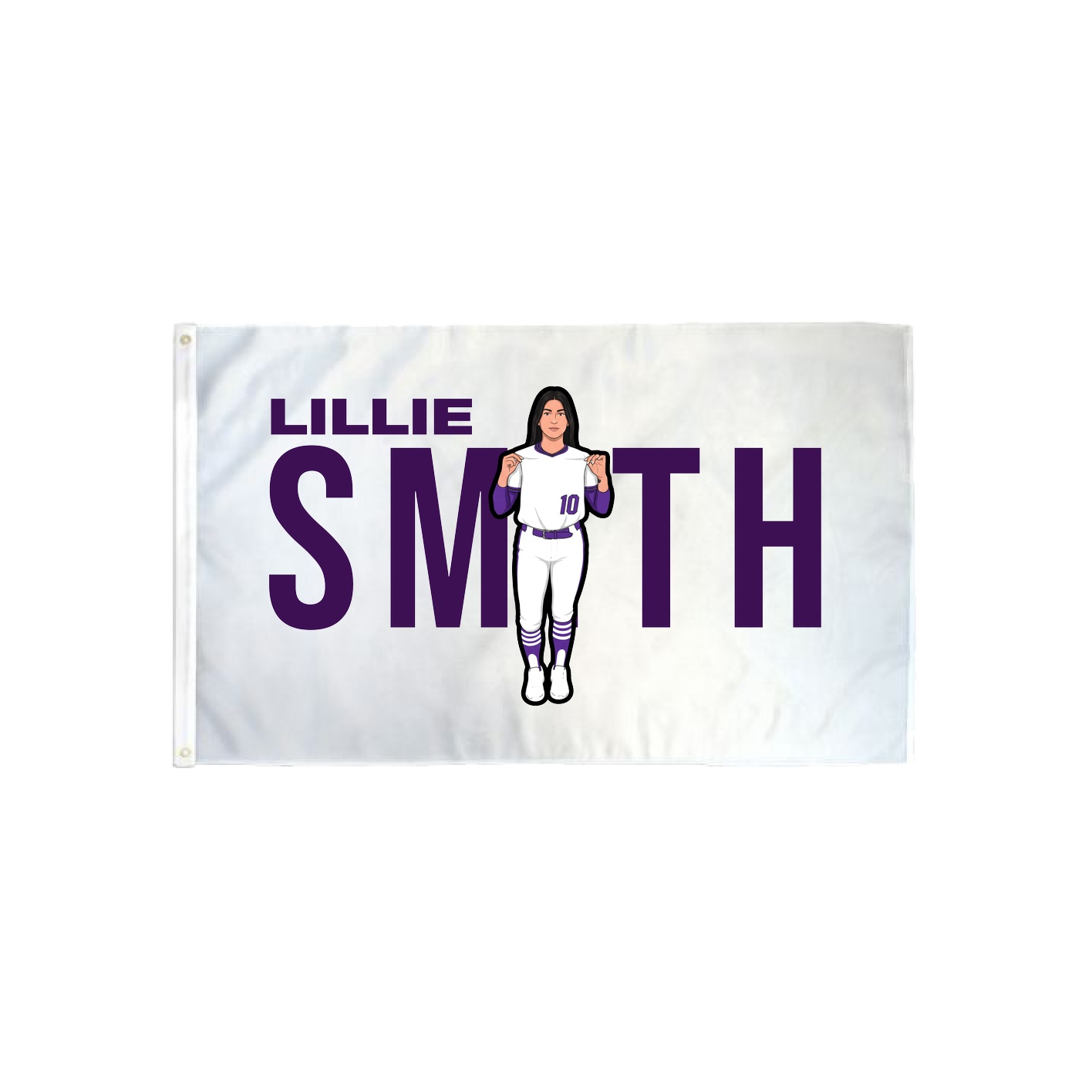 3x5 Flag — Player Name in Classic