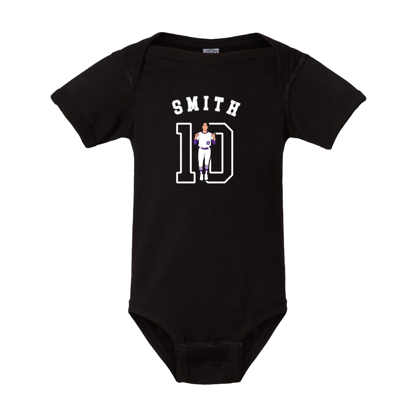 Baby Onesie — Shirsey Arch in Black