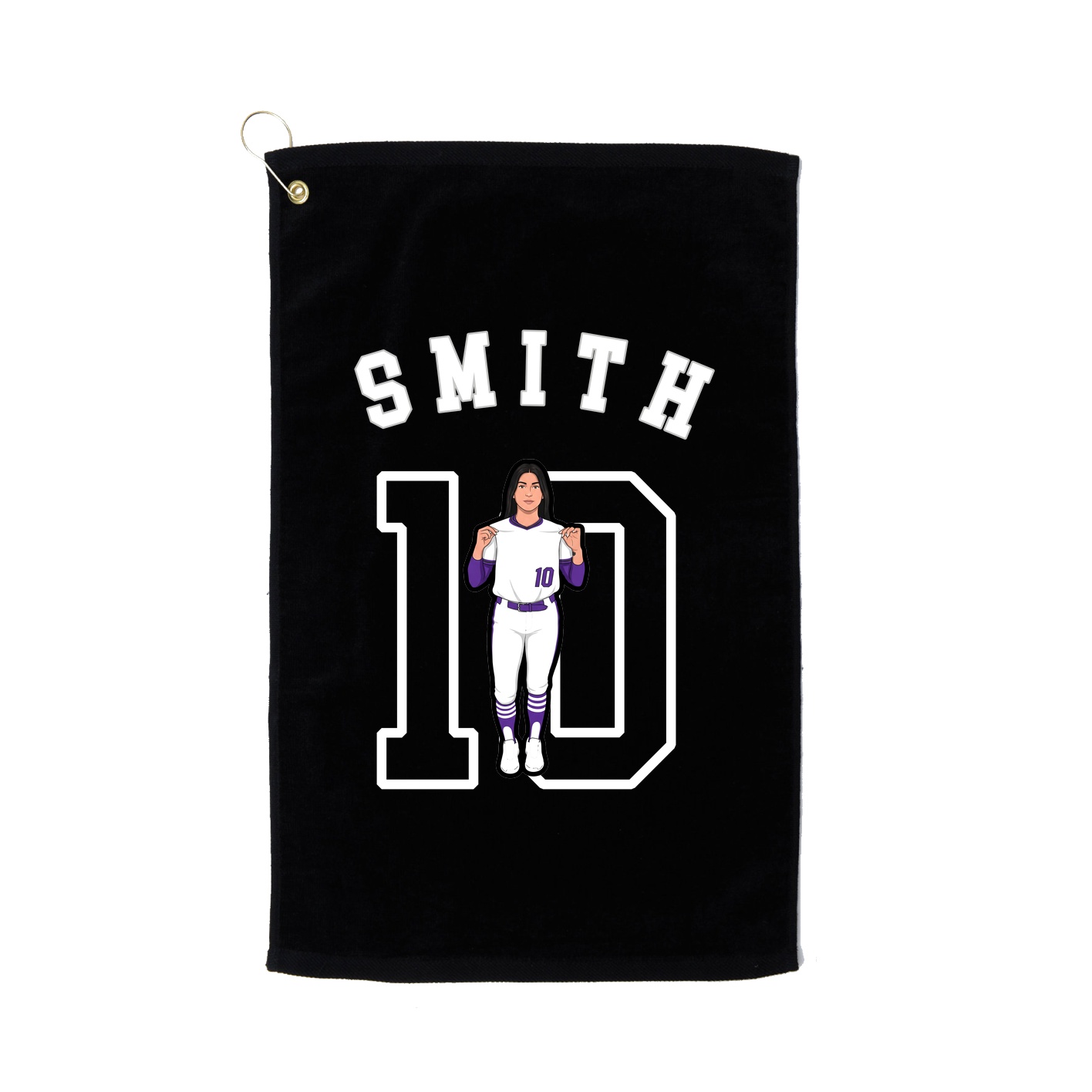 Golf Towel — Shirsey Arch in Black