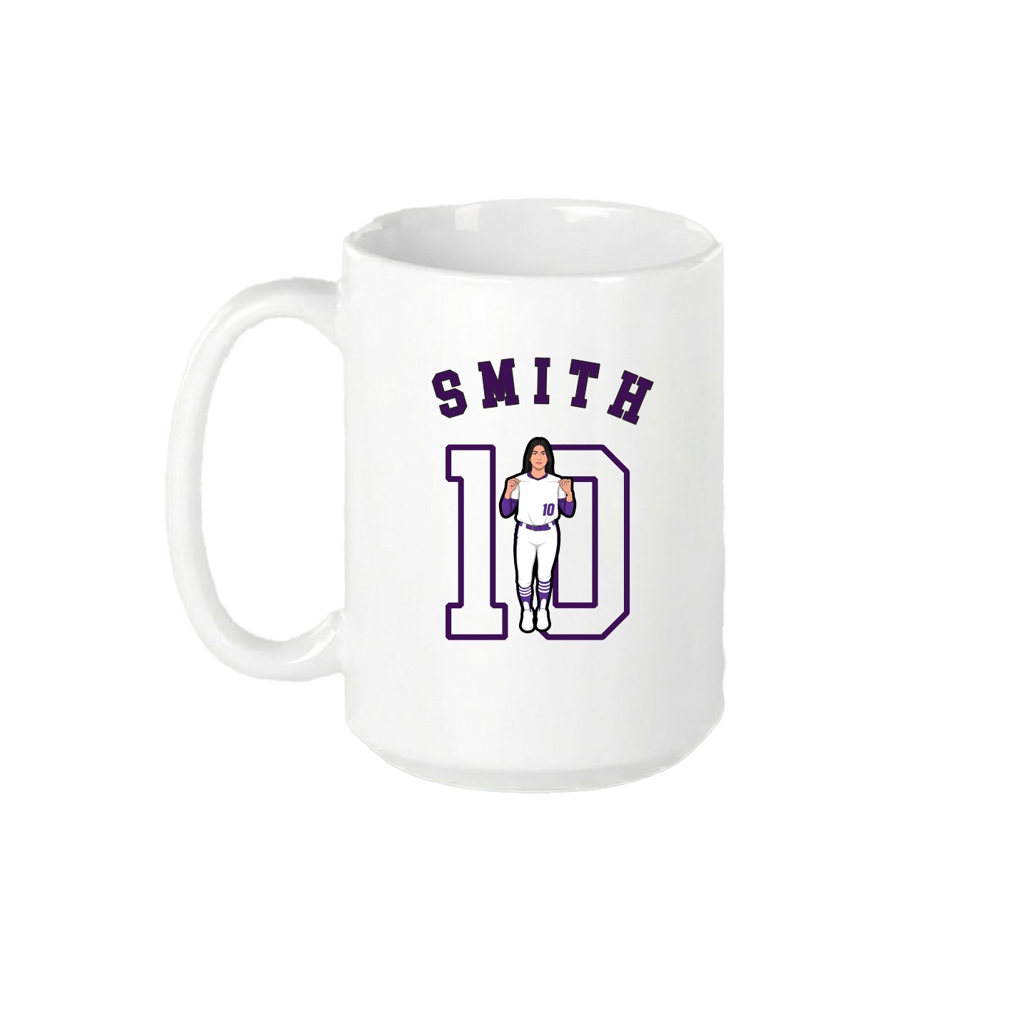 15oz Coffee Mug — Shirsey Arch in White