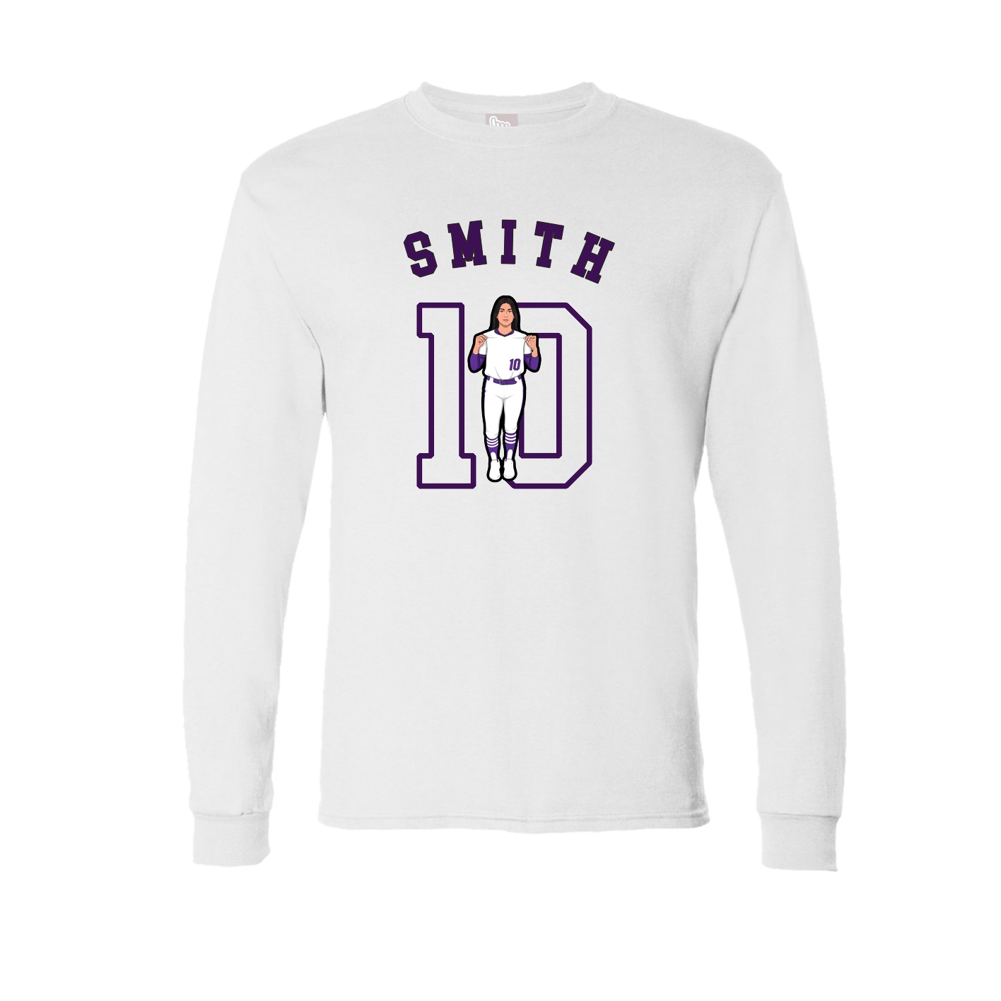 Long Sleeve Tee — Shirsey Arch in White