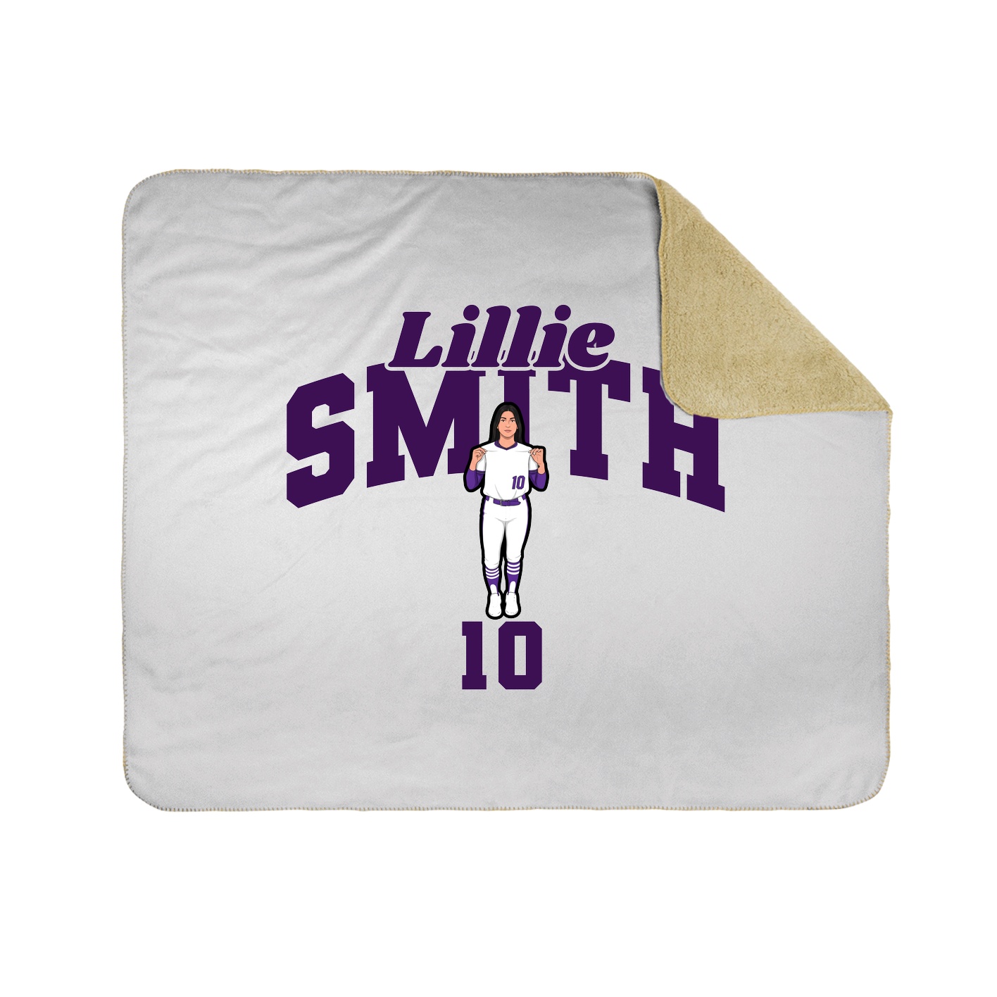 Throw Blanket — Signature Arch in White