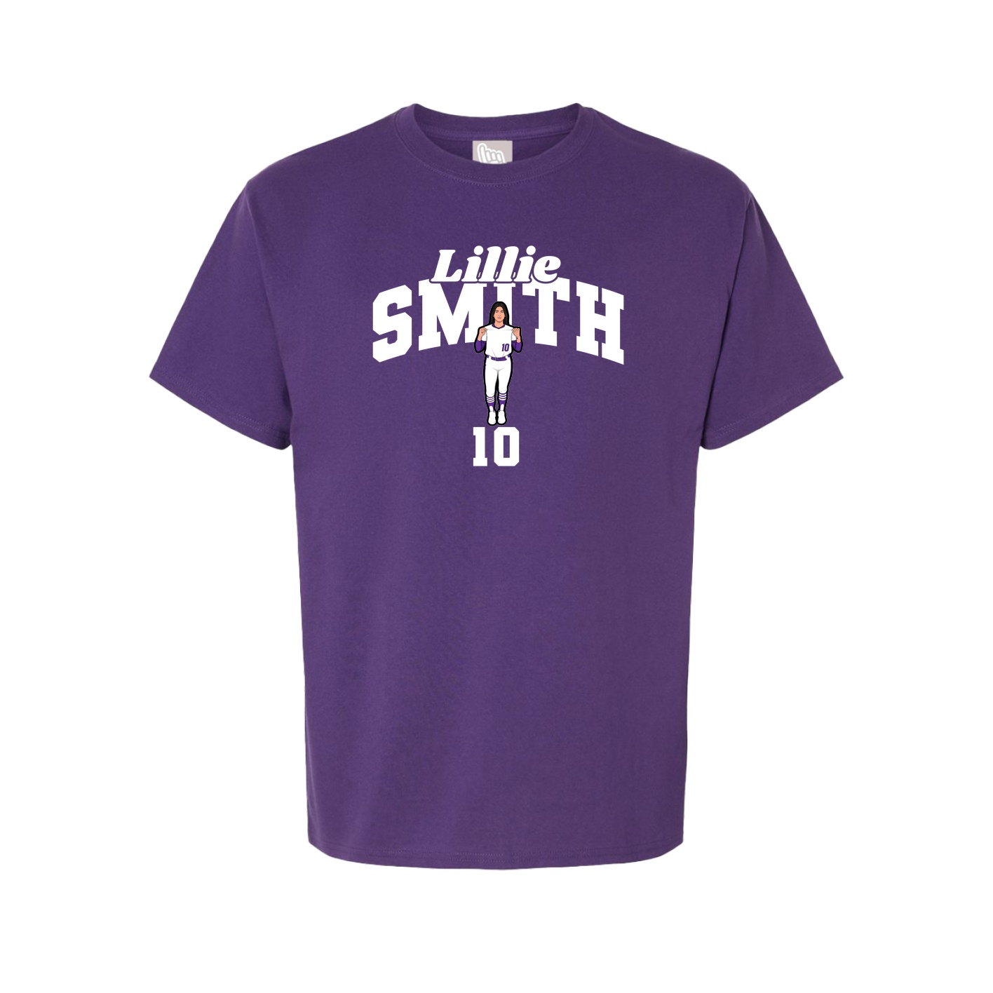 Tee — Signature Arch in Purple