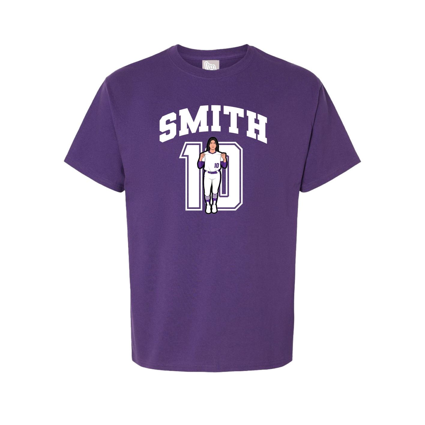 Tee — Number in Purple