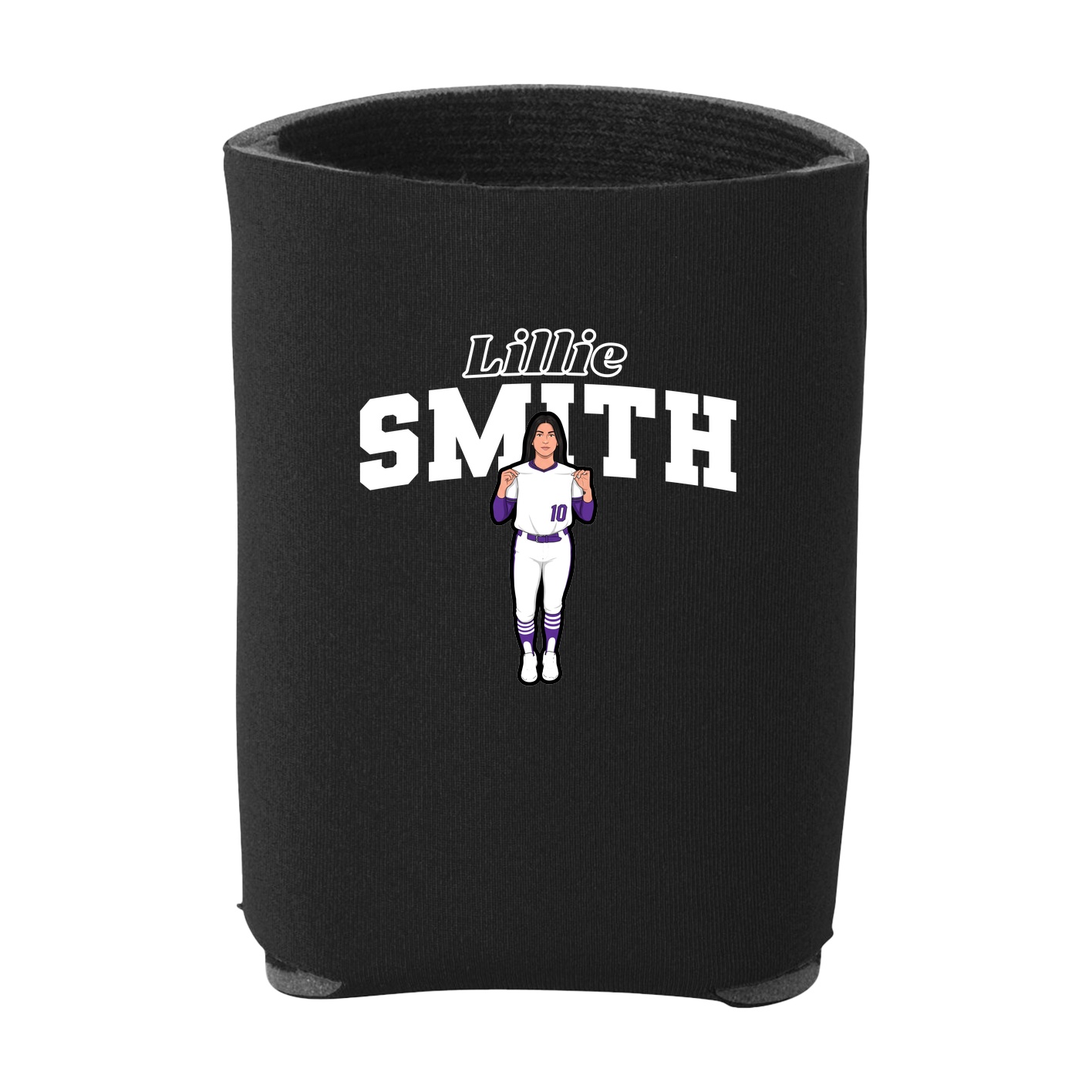 Can Holder — Name Arch in Black