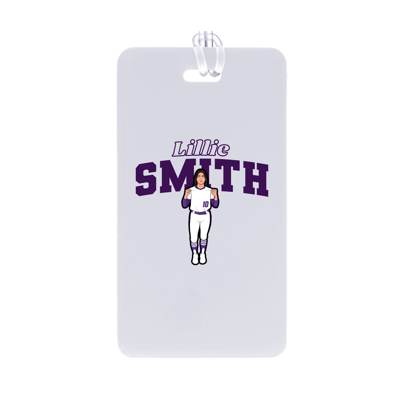 Bag Tag — Name Arch in Classic