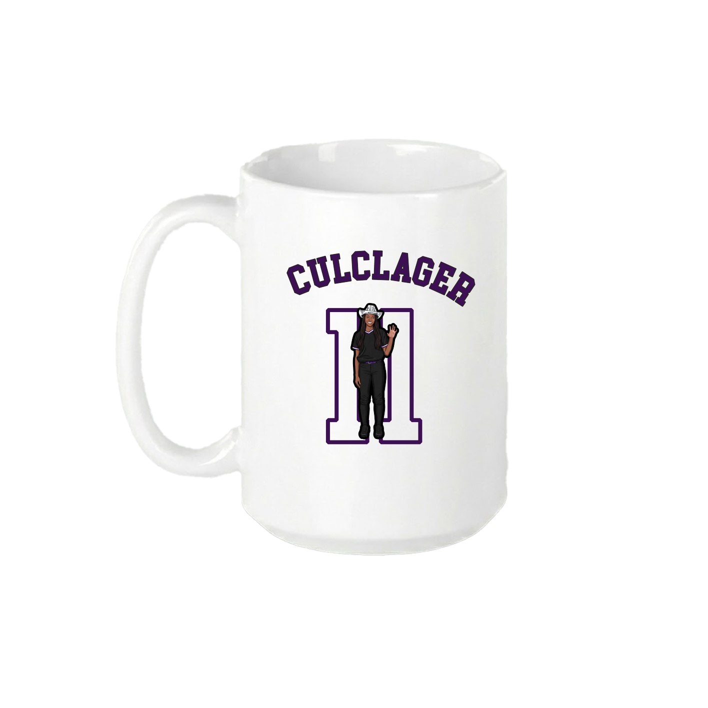 15oz Coffee Mug — Shirsey Arch in White