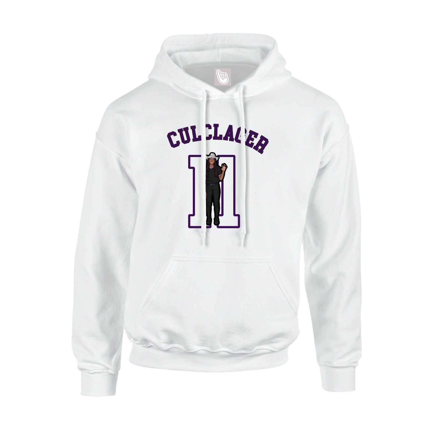 Youth Hoodie — Shirsey Arch in White
