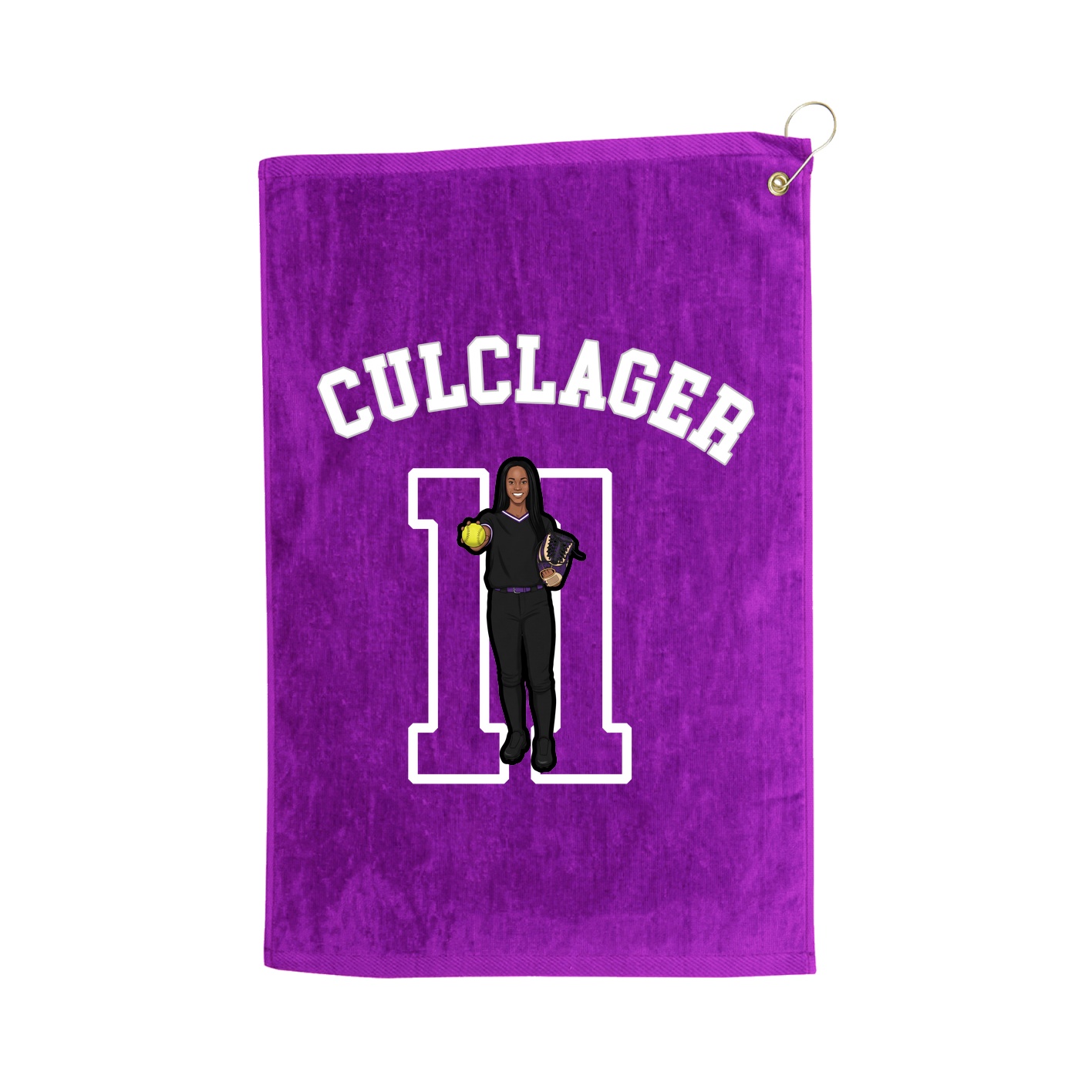 Golf Towel — Shirsey Arch in Purple