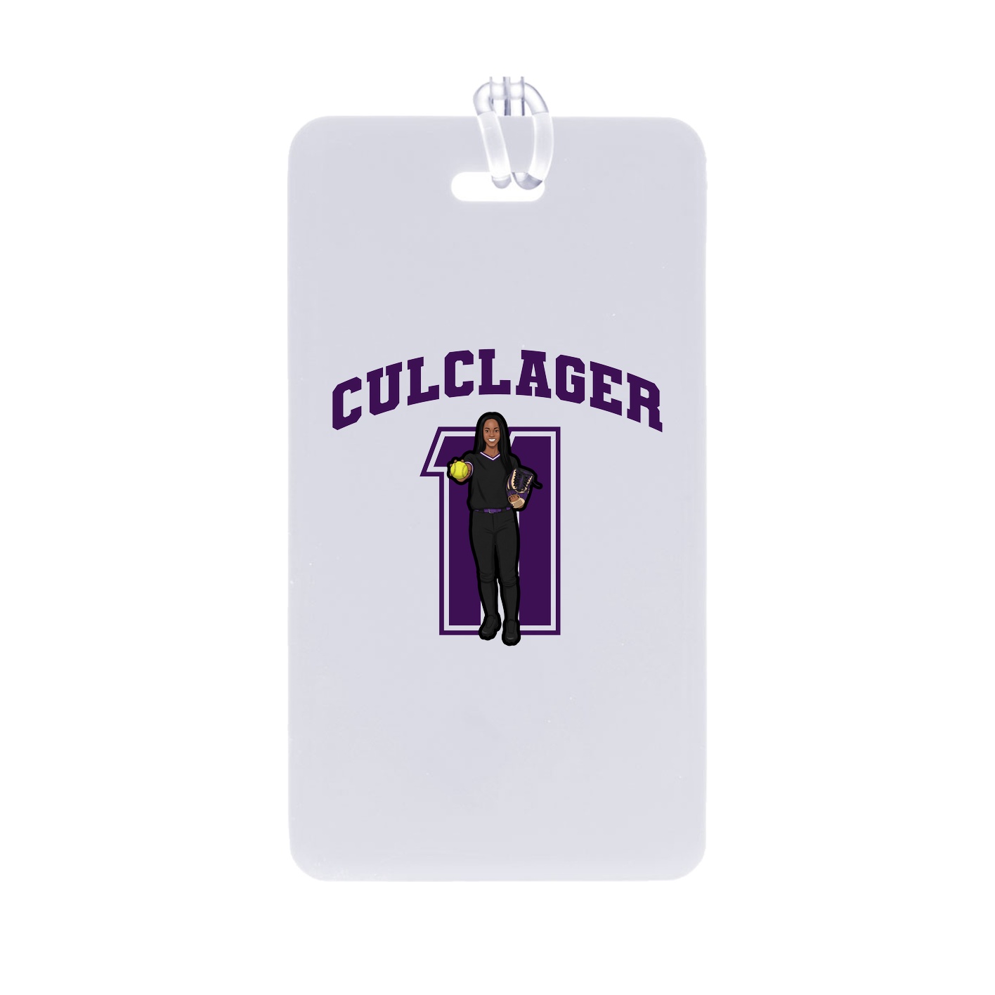 Bag Tag — Number in Classic
