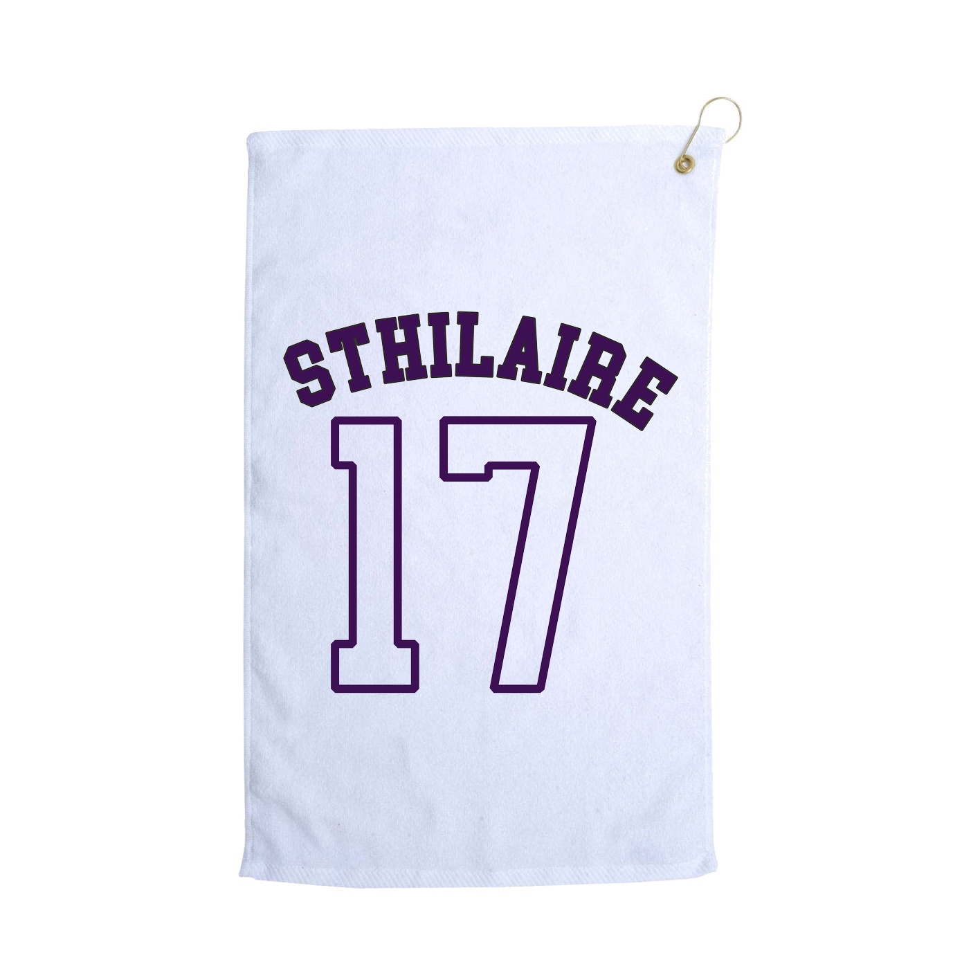 Golf Towel — Shirsey Arch in White