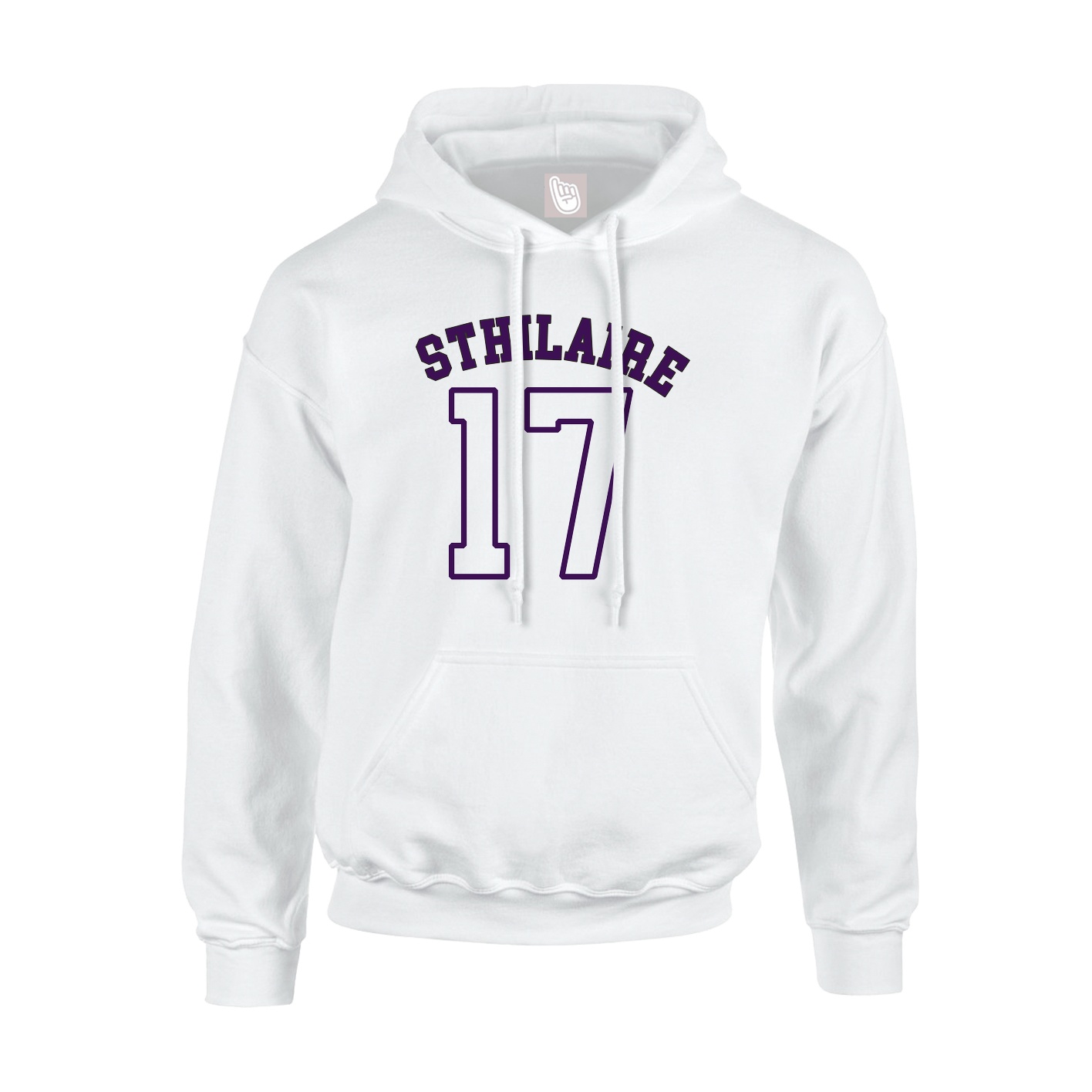 Hoodie — Shirsey Arch in White
