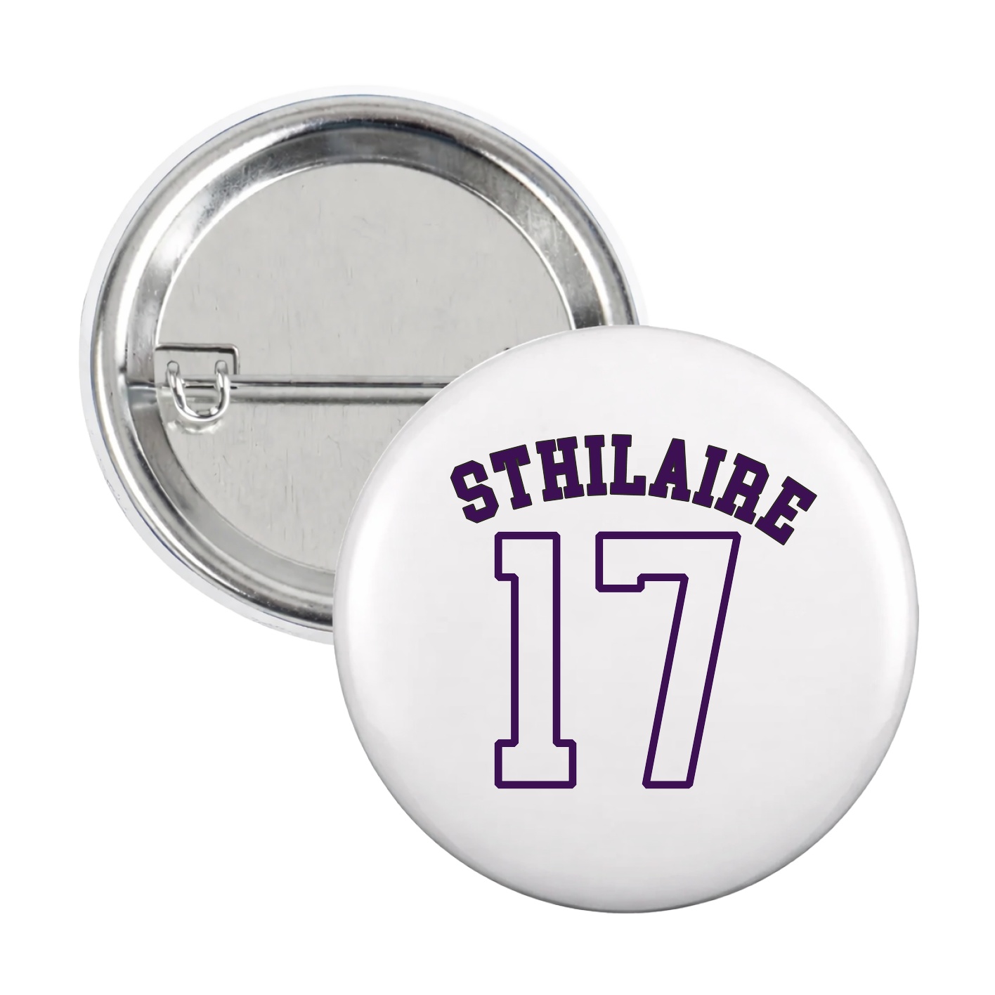 Game Day Button — Shirsey Arch in White
