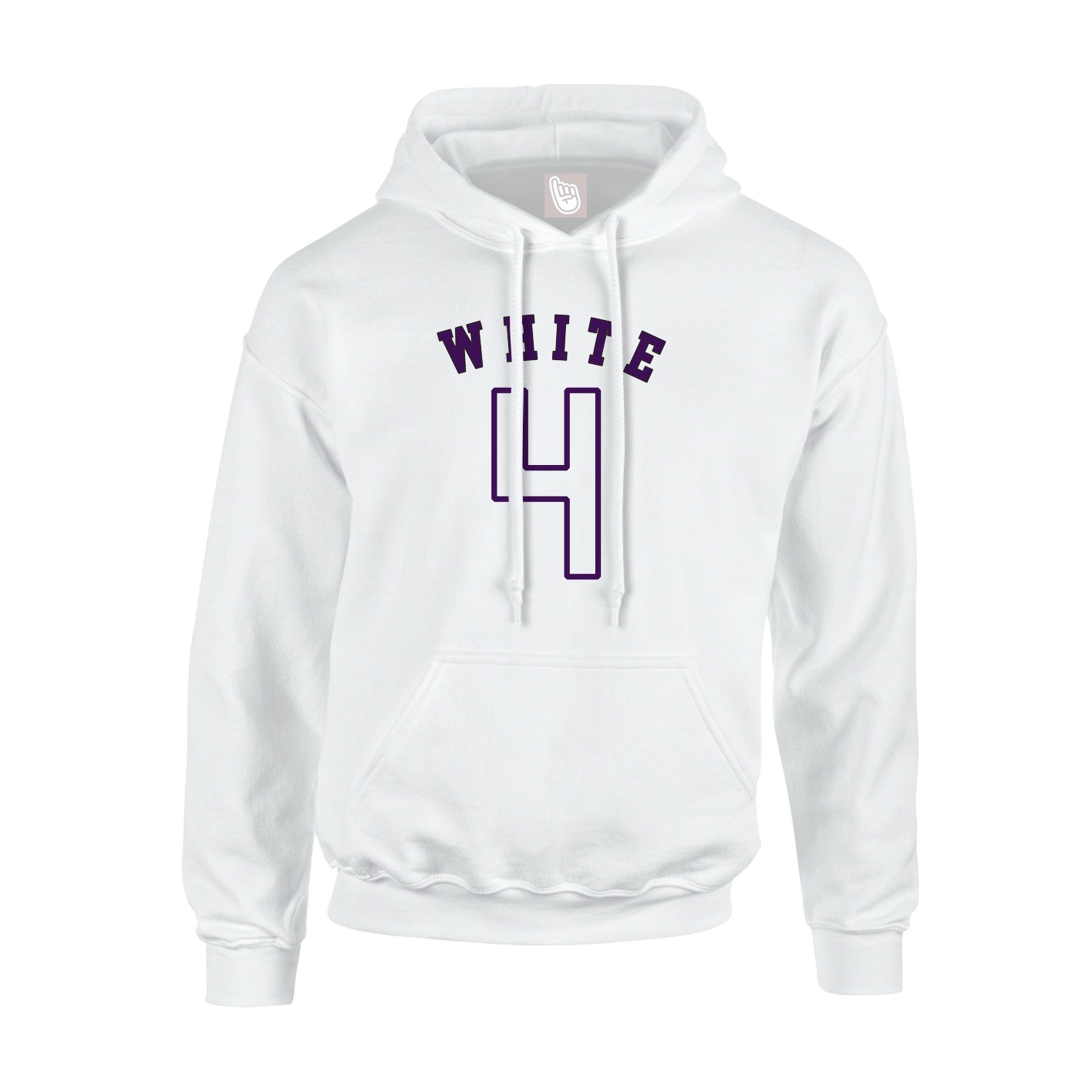Hoodie — Shirsey Arch in White