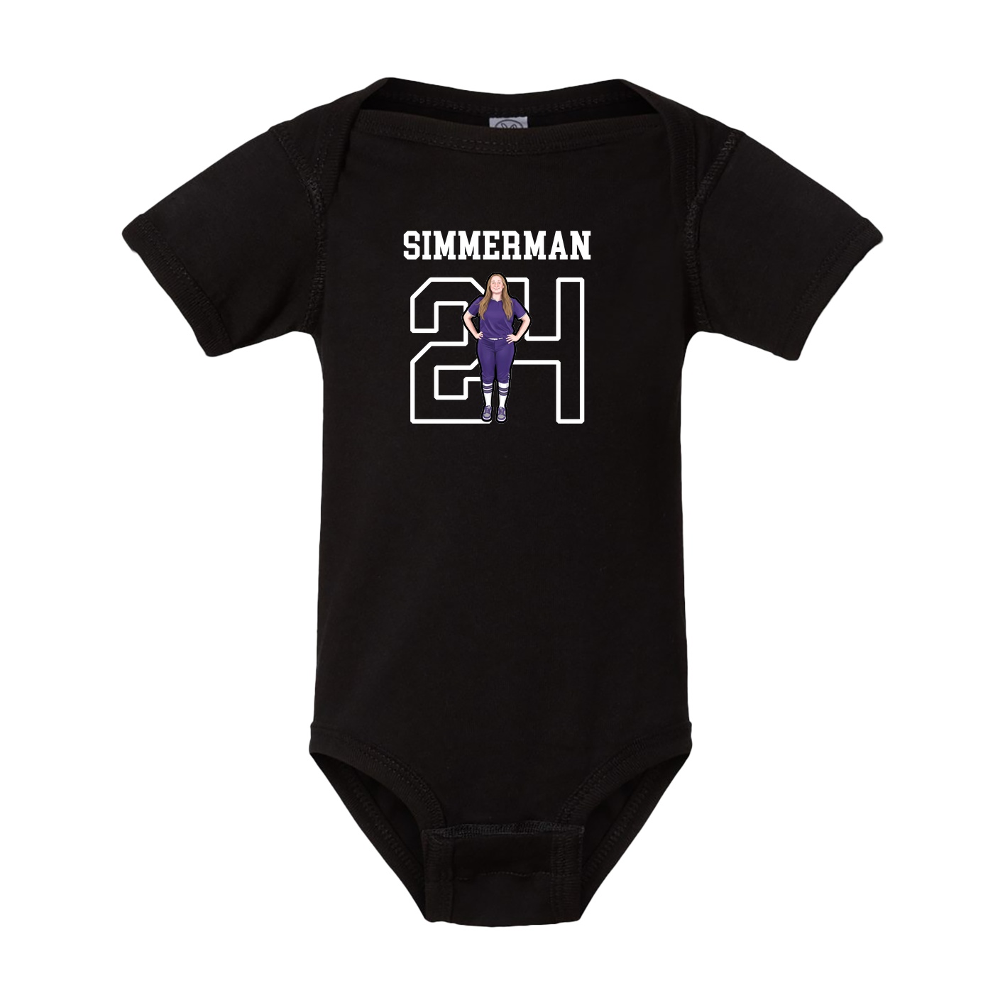 Baby Onesie — Shirsey in Black
