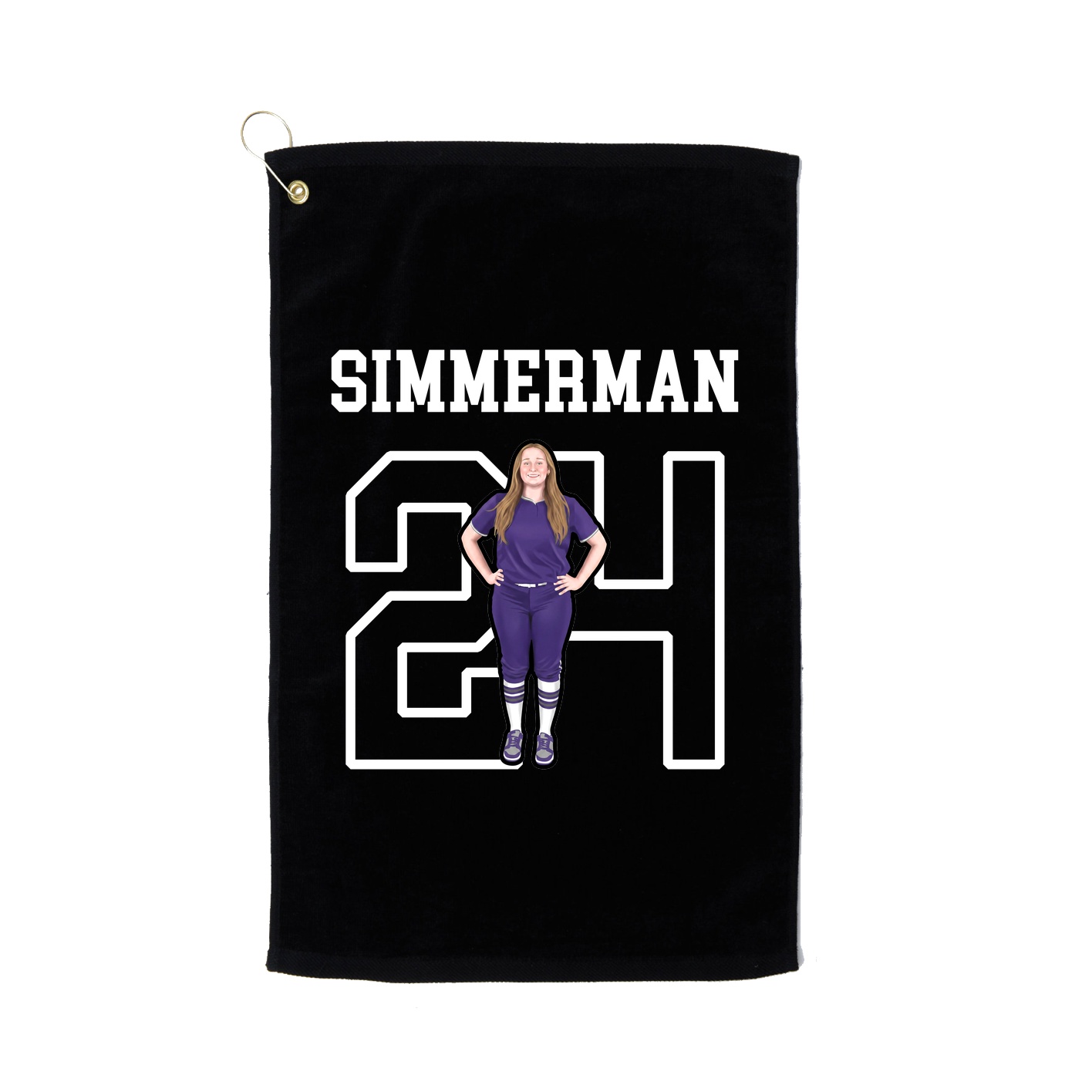 Golf Towel — Shirsey in Black
