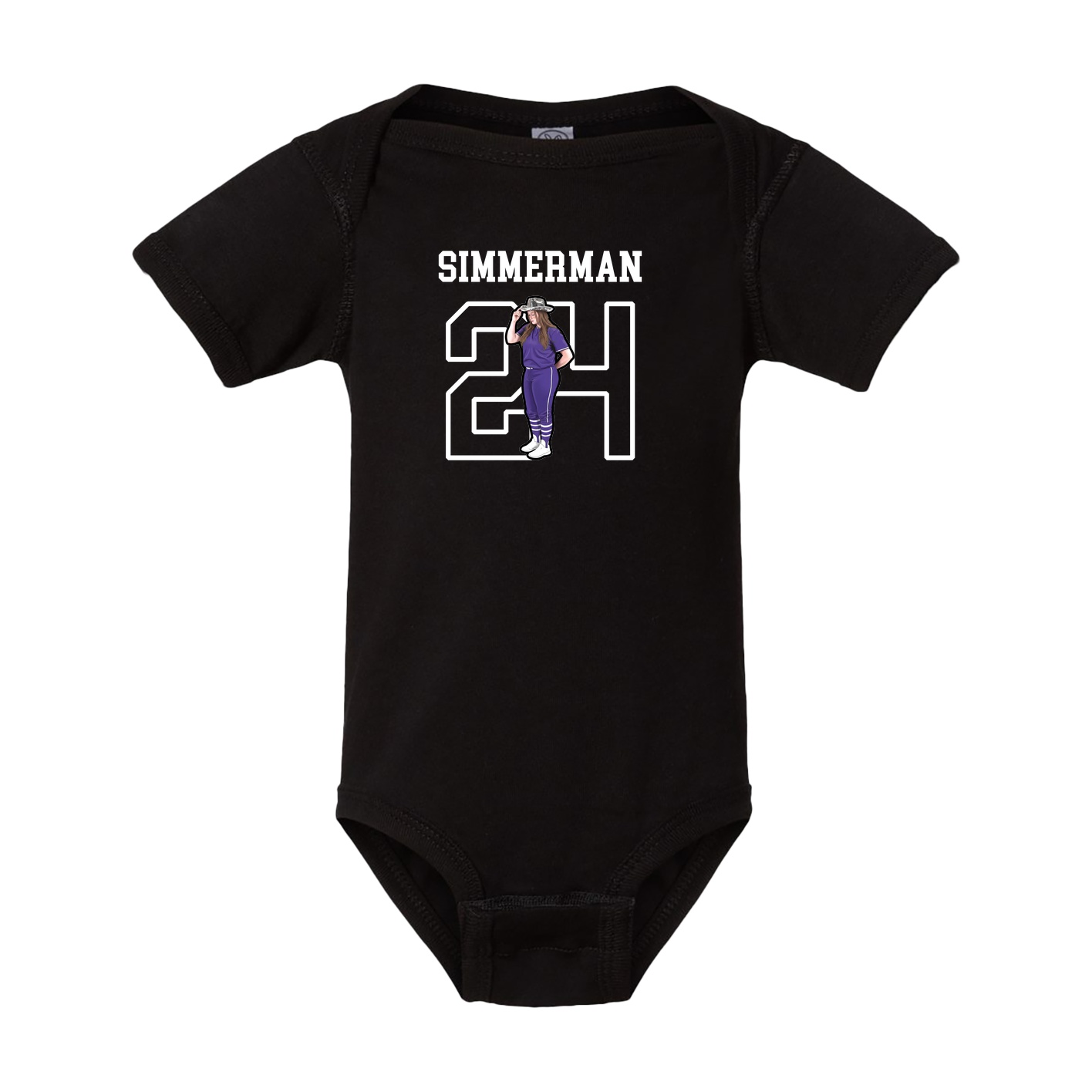 Baby Onesie — Shirsey in Black