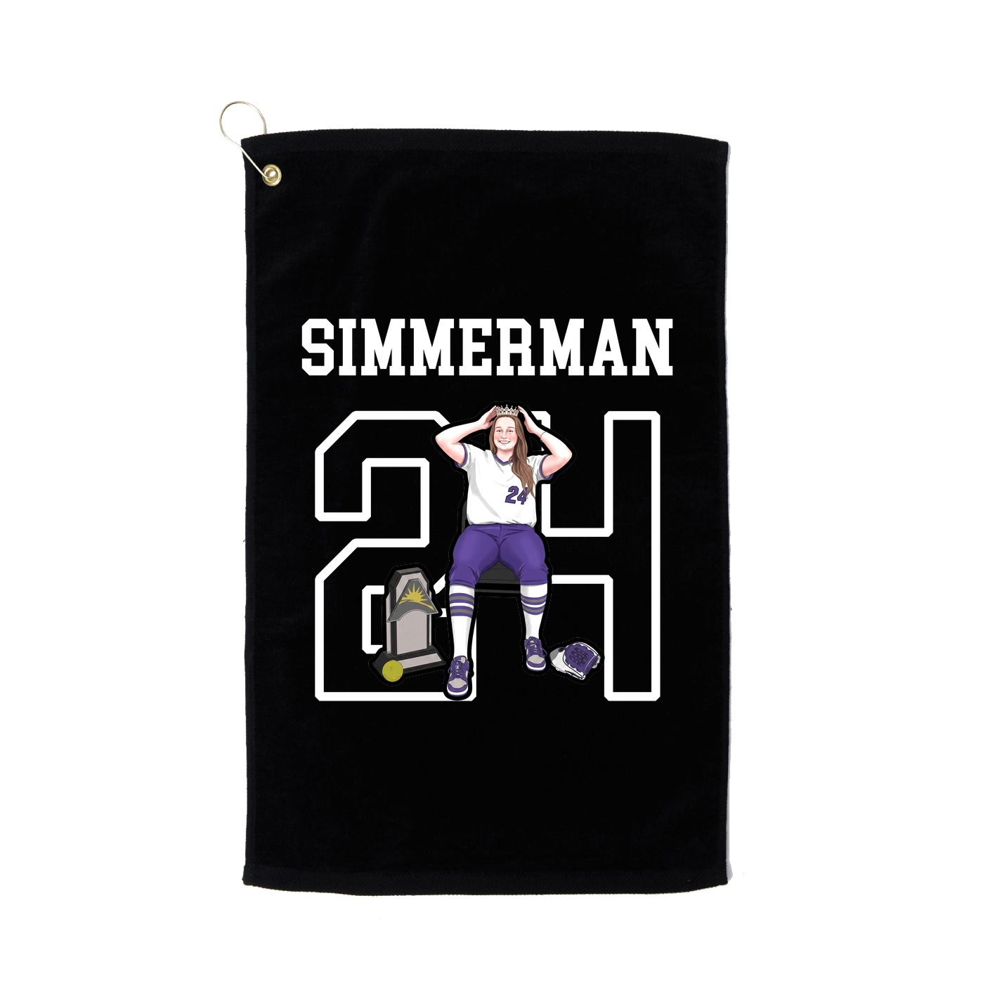 Golf Towel — Shirsey in Black