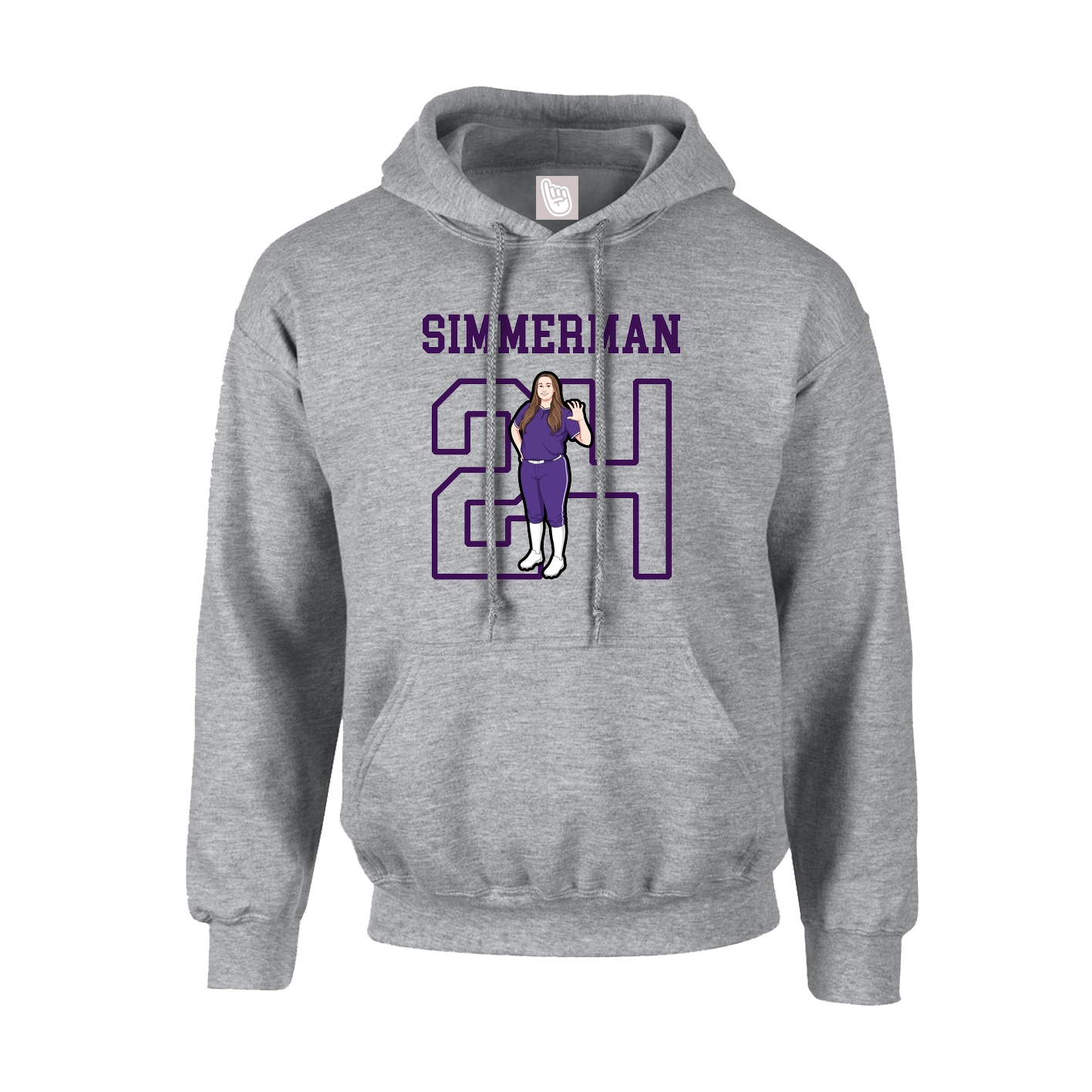 Hoodie — Shirsey in Grey
