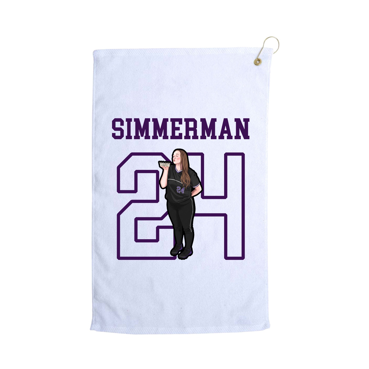 Golf Towel — Shirsey in White
