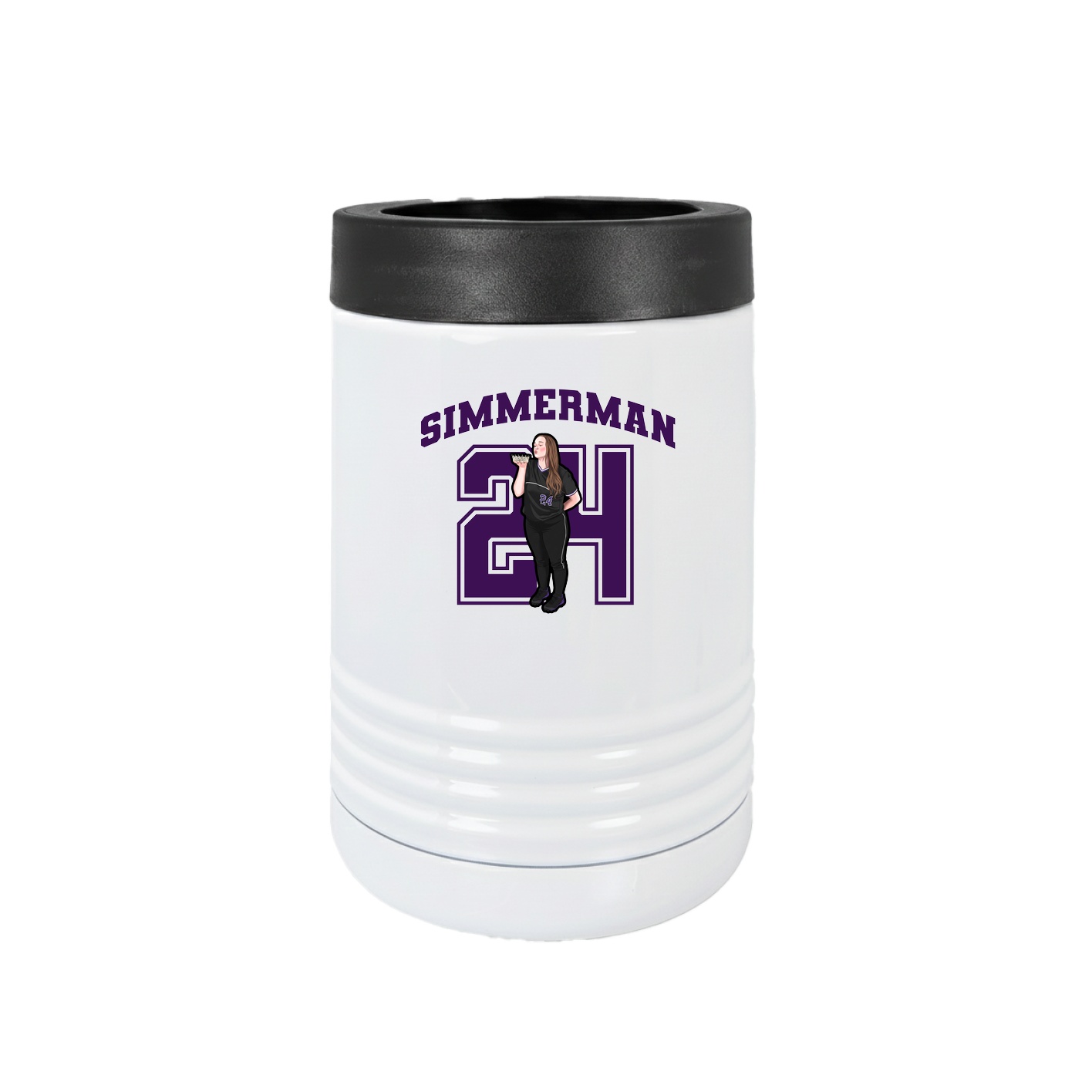Beverage Holder — Number in White