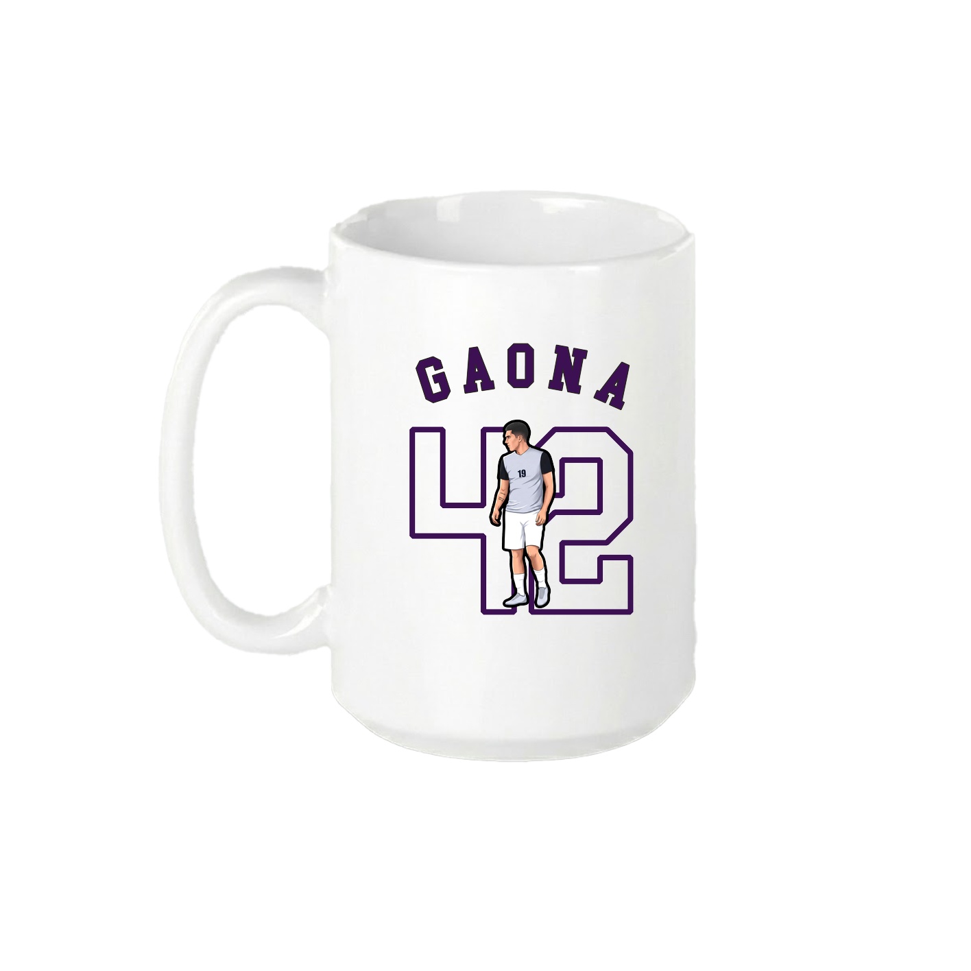 15oz Coffee Mug — Shirsey Arch in White
