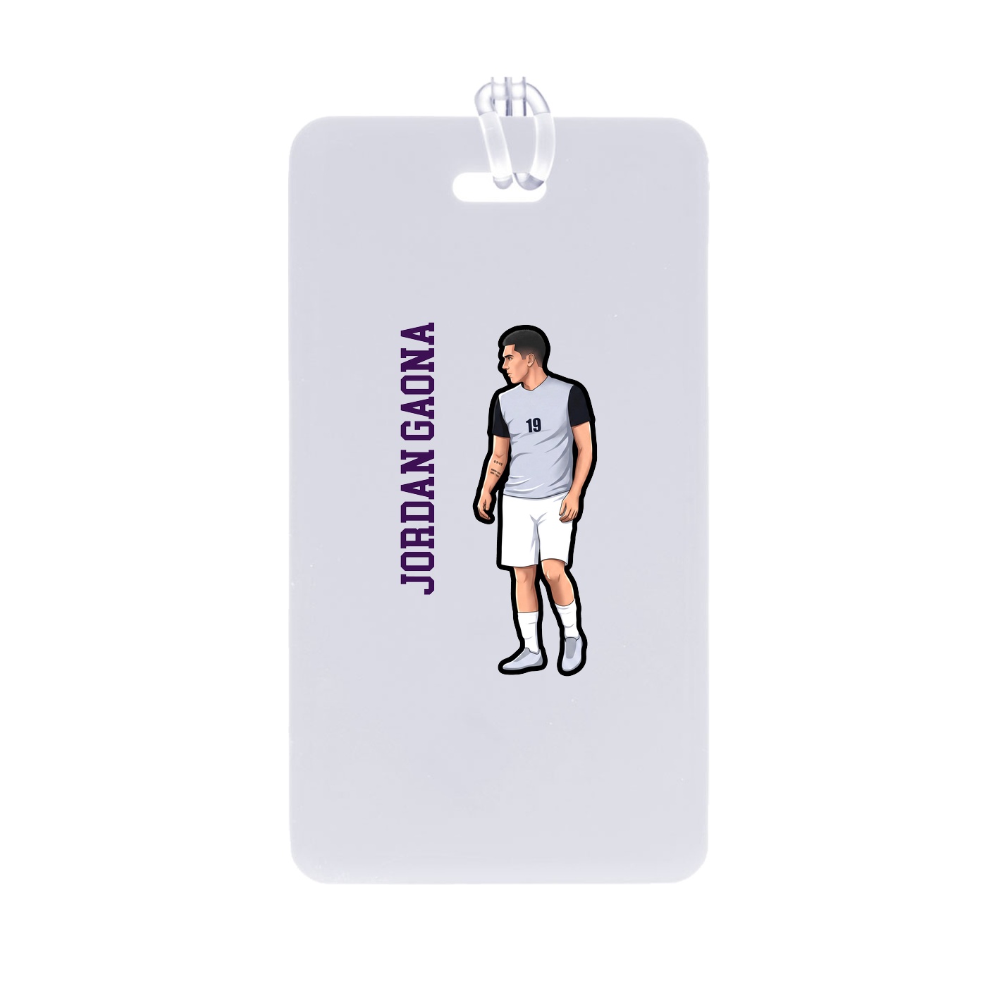 Bag Tag — Name Vertical in Classic