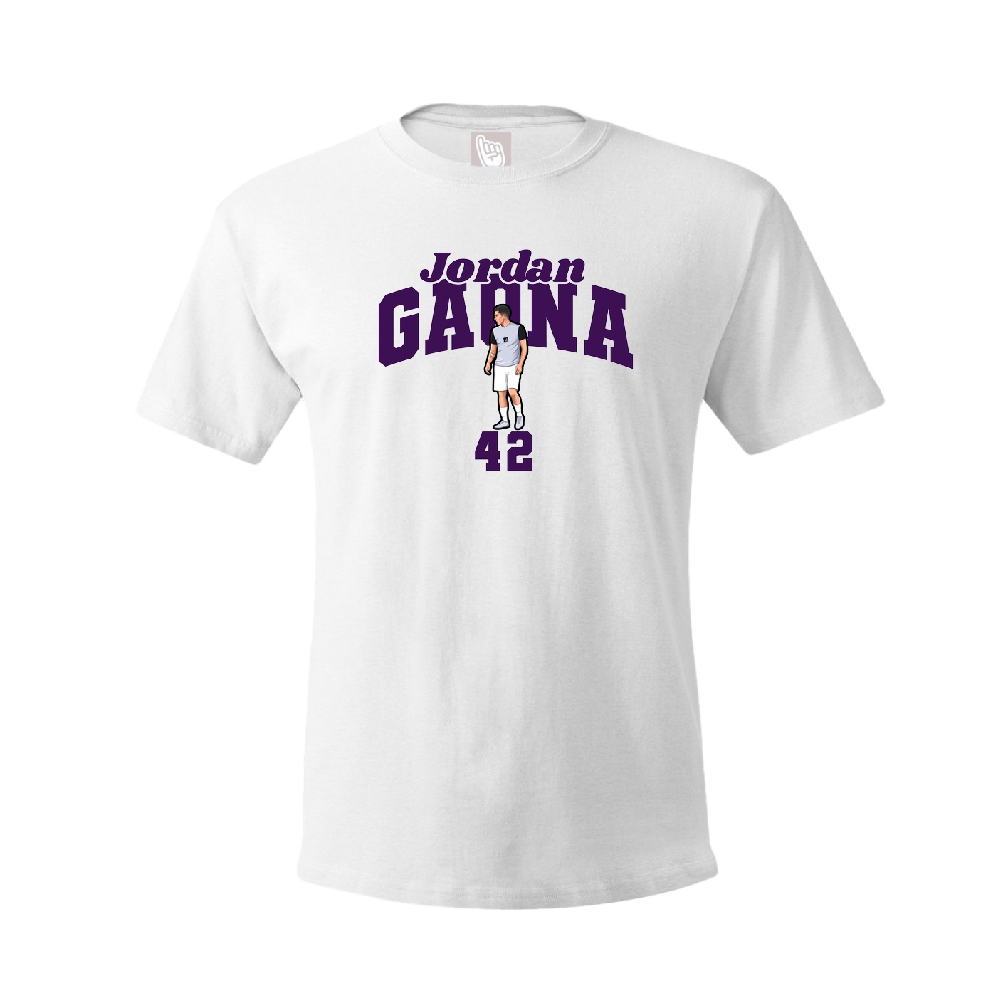 Youth Tee — Signature Arch in White