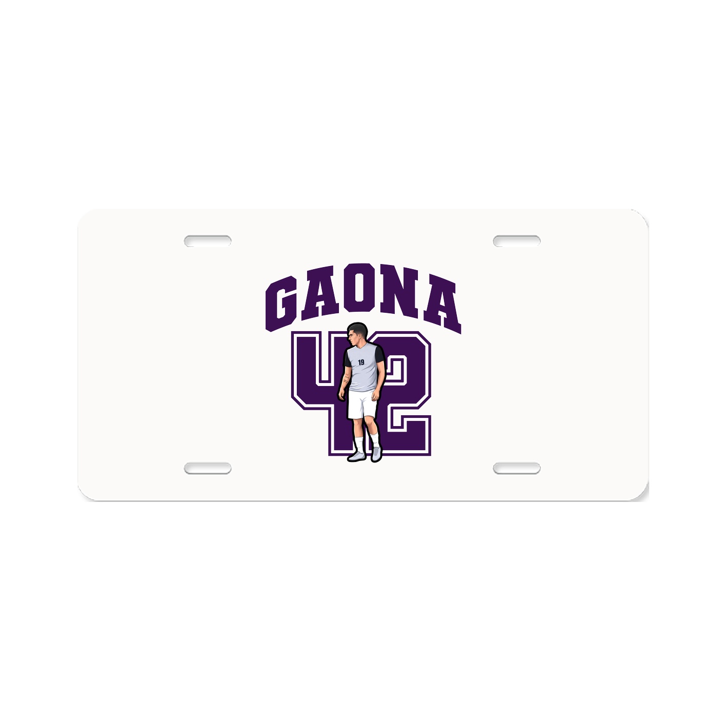 License Plate — Number in Classic