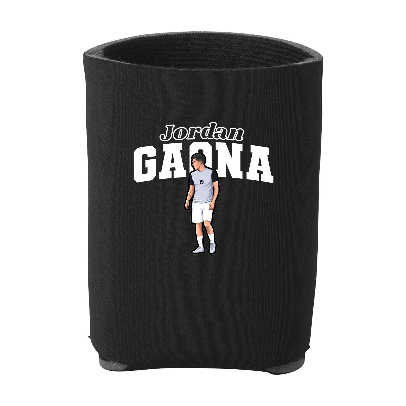 Can Holder — Name Arch in Black