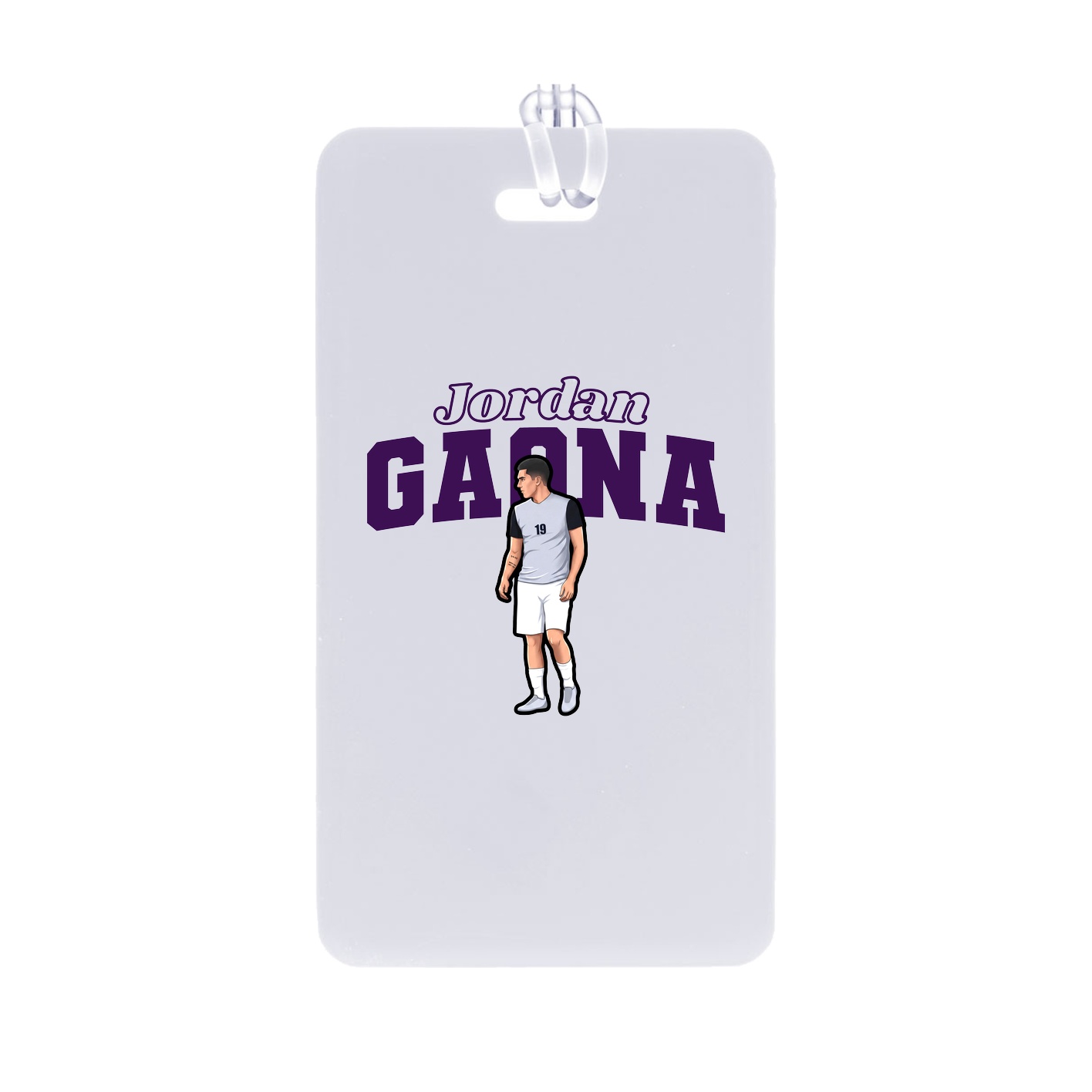 Bag Tag — Name Arch in Classic