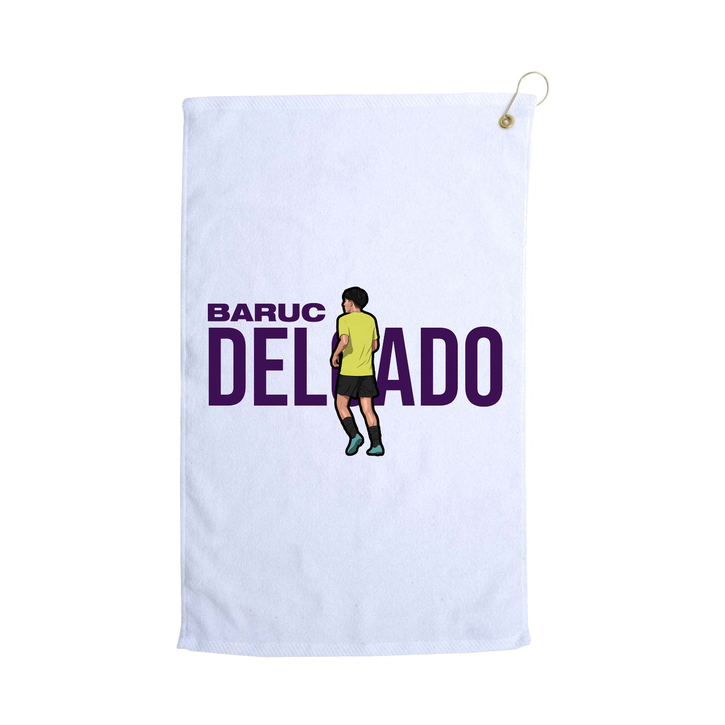 Golf Towel — Player Name in White