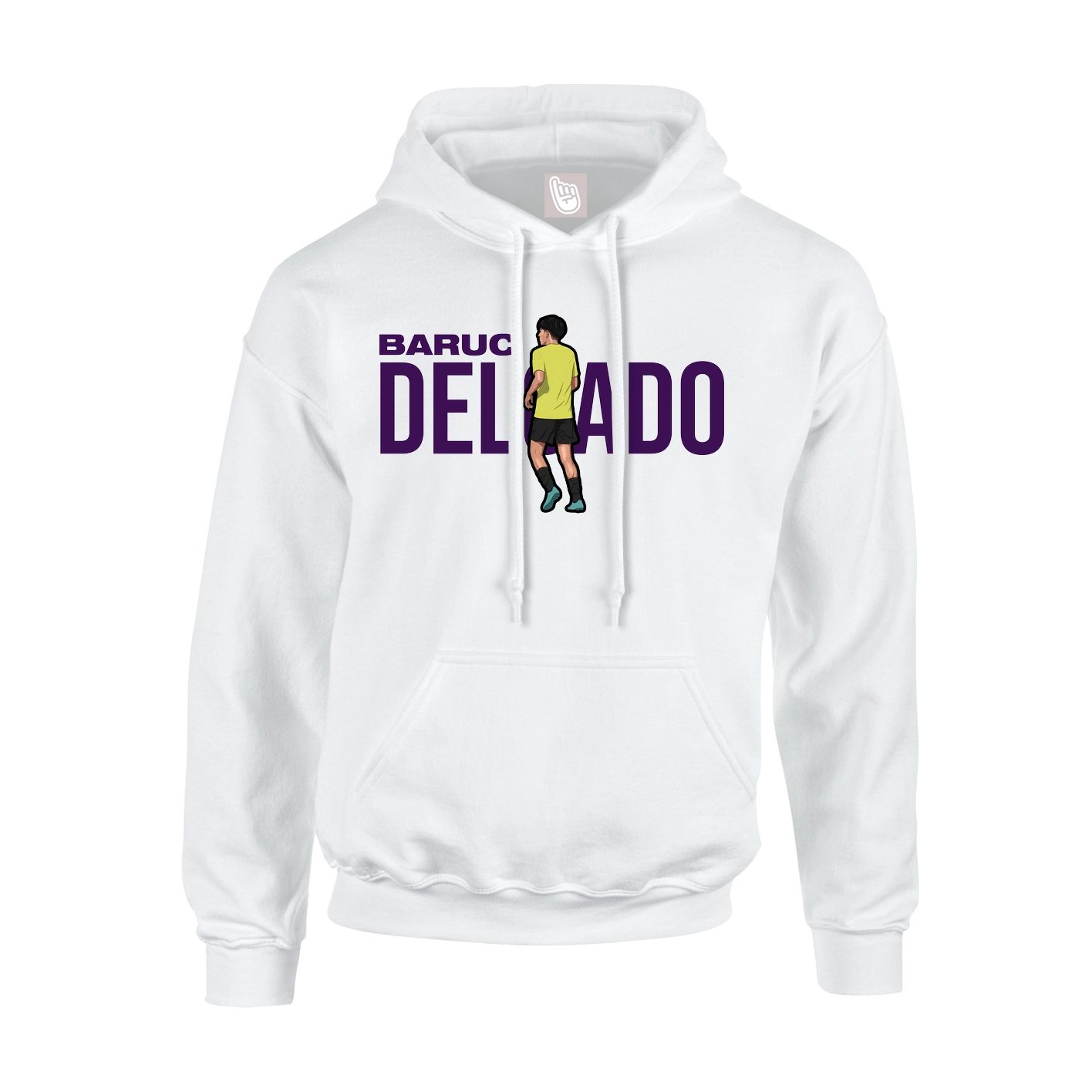 Hoodie — Player Name in White