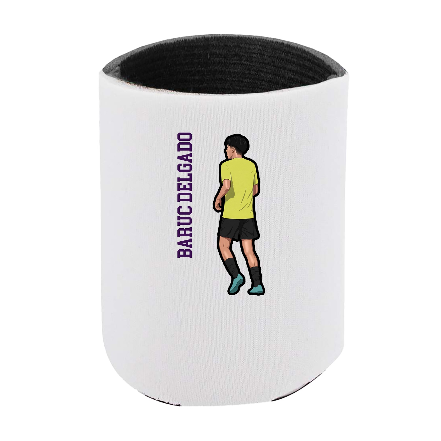Can Holder — Name Vertical in White