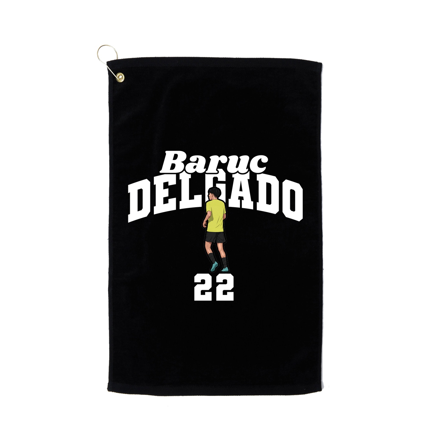 Golf Towel — Signature Arch in Black