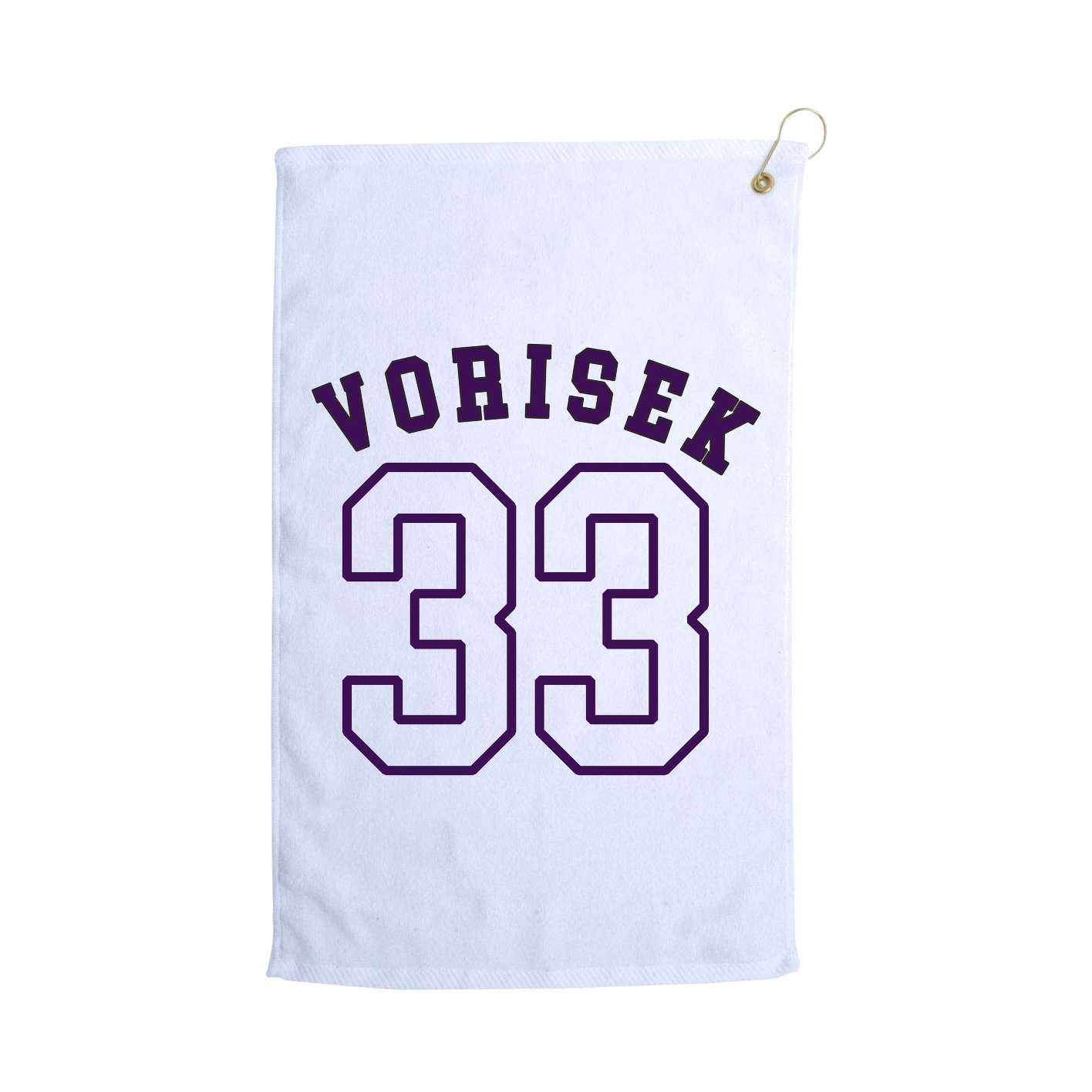 Golf Towel — Shirsey Arch in White