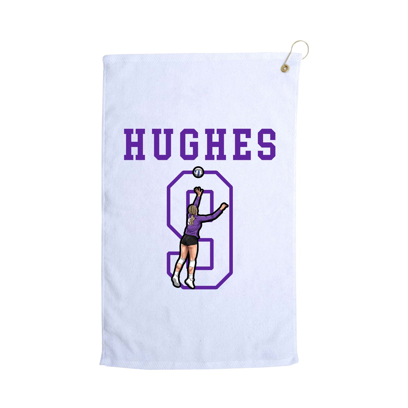Golf Towel — Shirsey in White