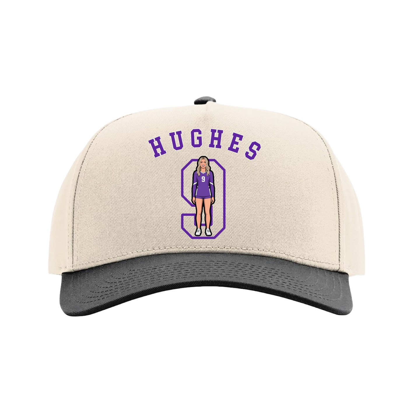 Full Fabric Five-Panel Champ Cap