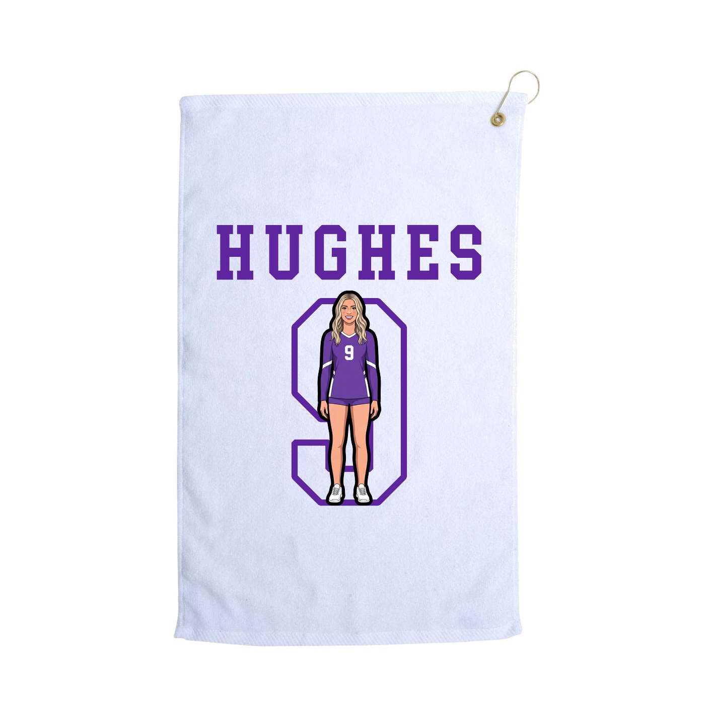 Golf Towel — Shirsey in White
