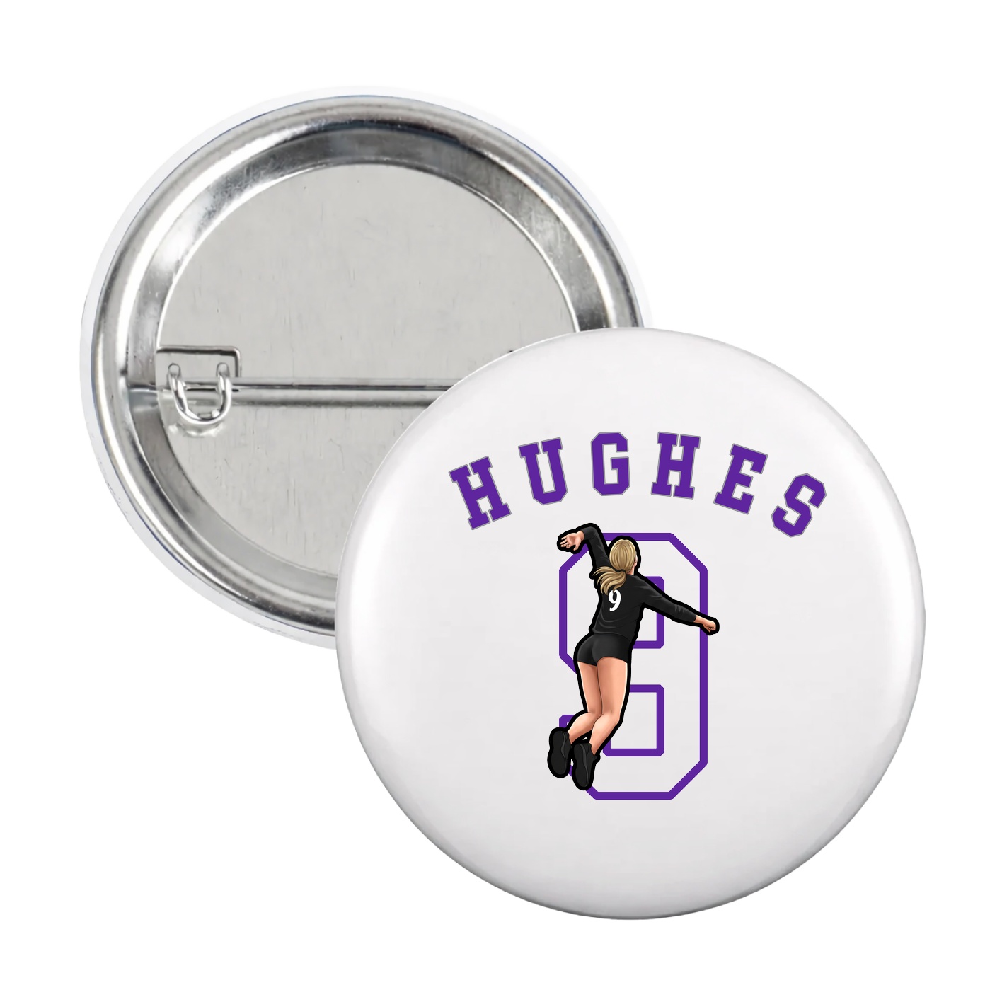 Game Day Button — Shirsey Arch in White
