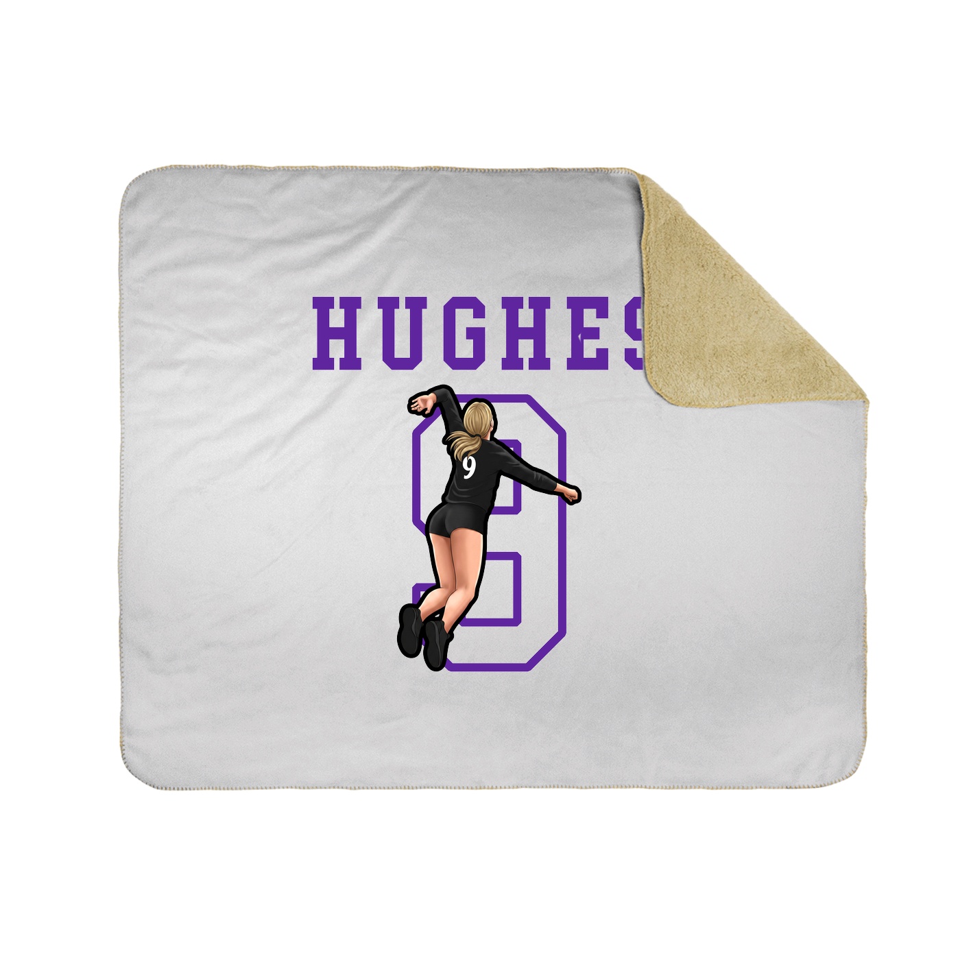 50x60 Sherpa Lined Throw Blanket
