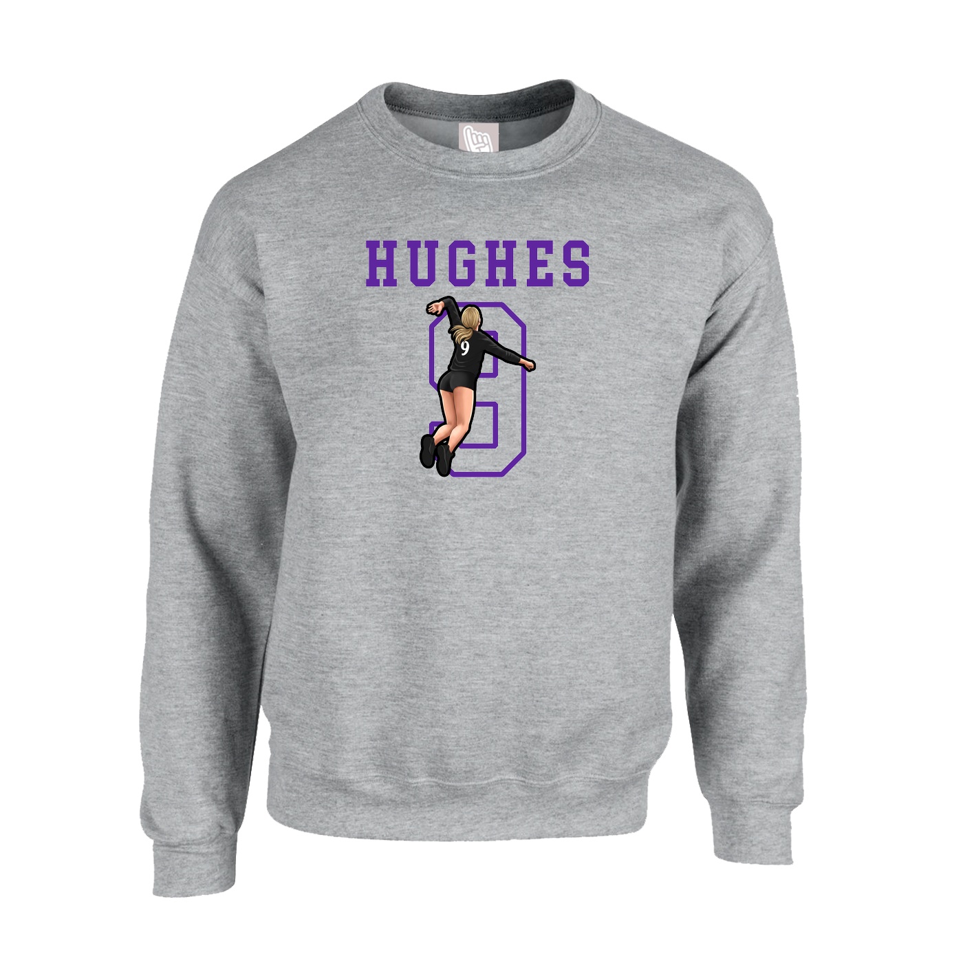 Fleece Crew — Shirsey in Grey