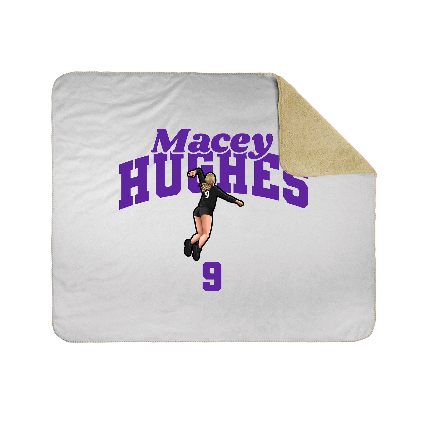 Throw Blanket — Signature Arch in White