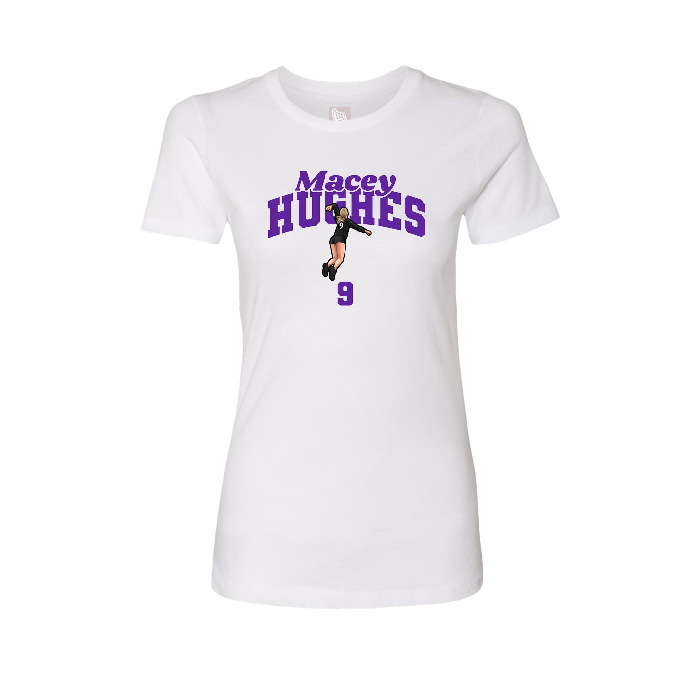 Womens Tee — Signature Arch in White
