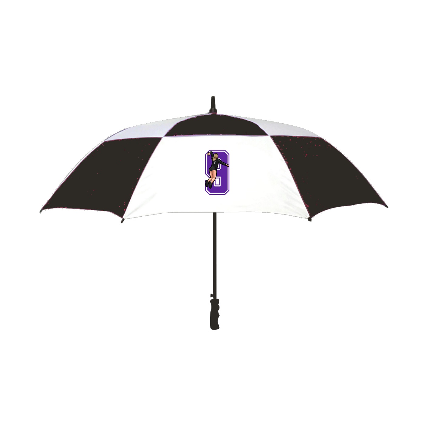 Golf Umbrella — Number in Black